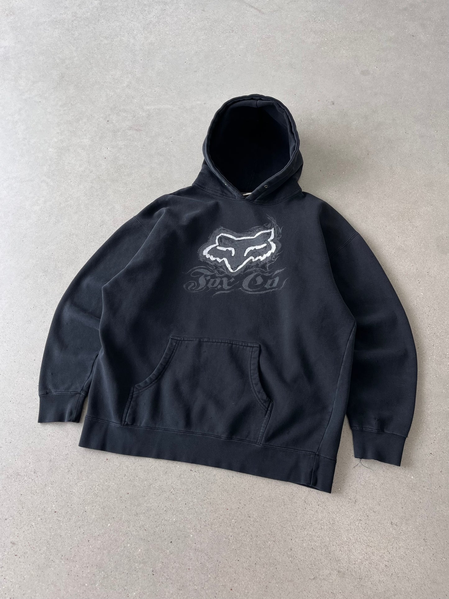 Vintage Y2K FOX Racing Hoodie - XL