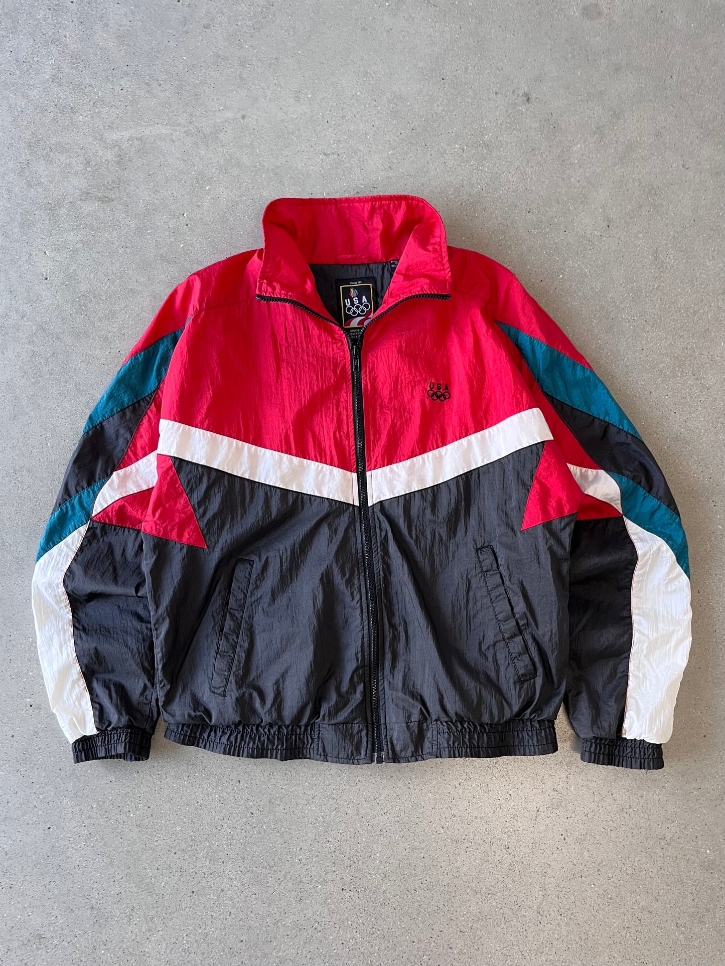 Vintage 90s USA Olympics Windbreaker - S