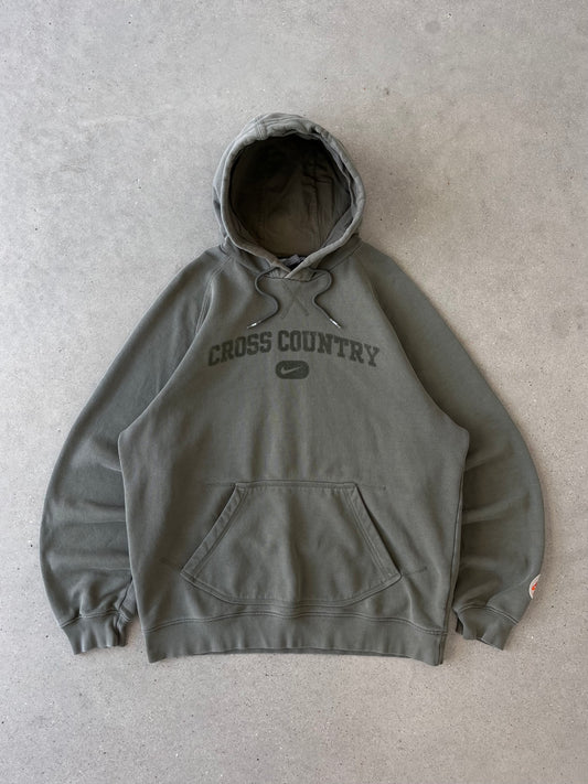 Vintage Nike Cross Country Hoodie - L