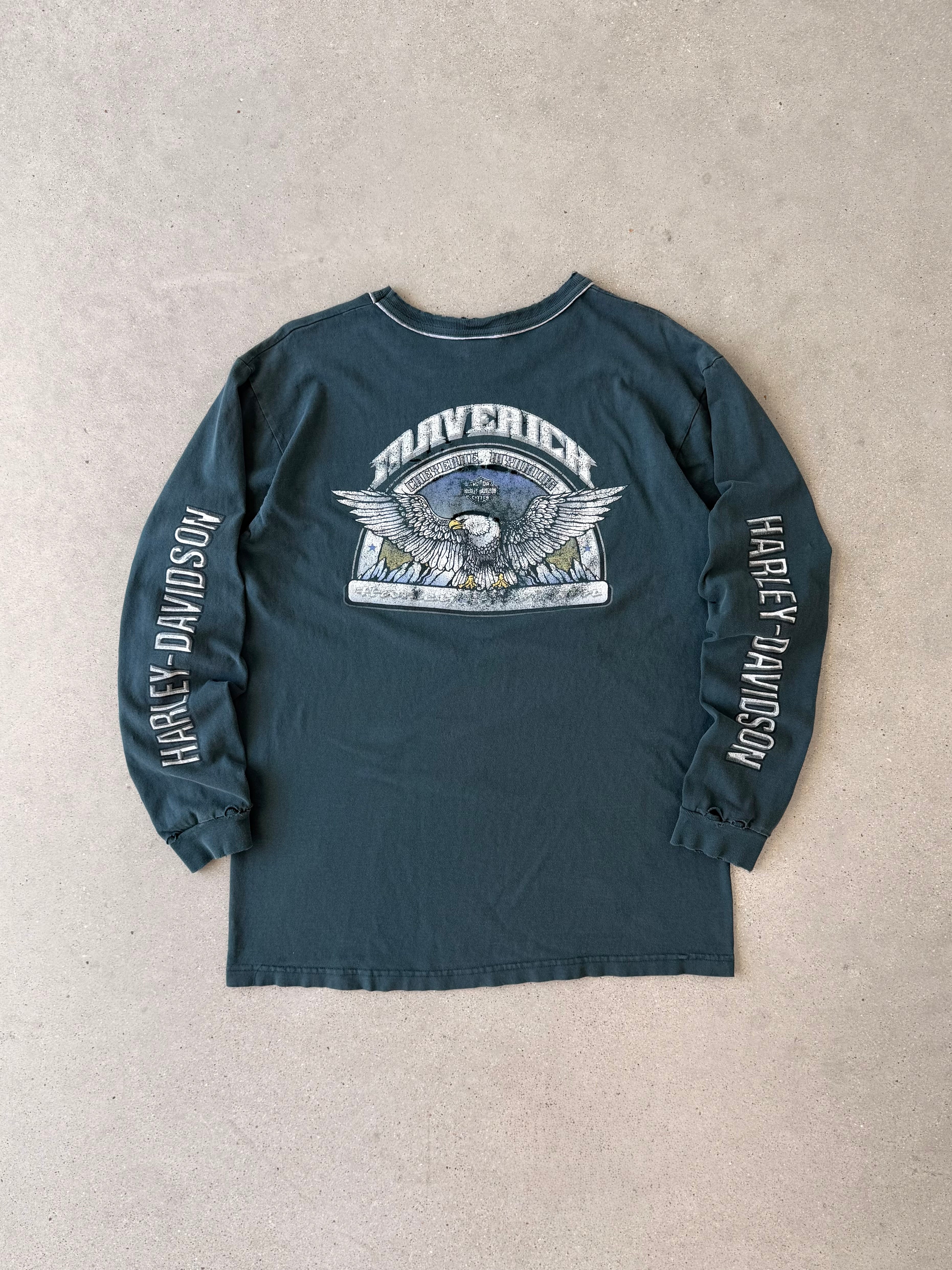 Vintage 1990s Harley Davidson Maverick Long Sleeve - L