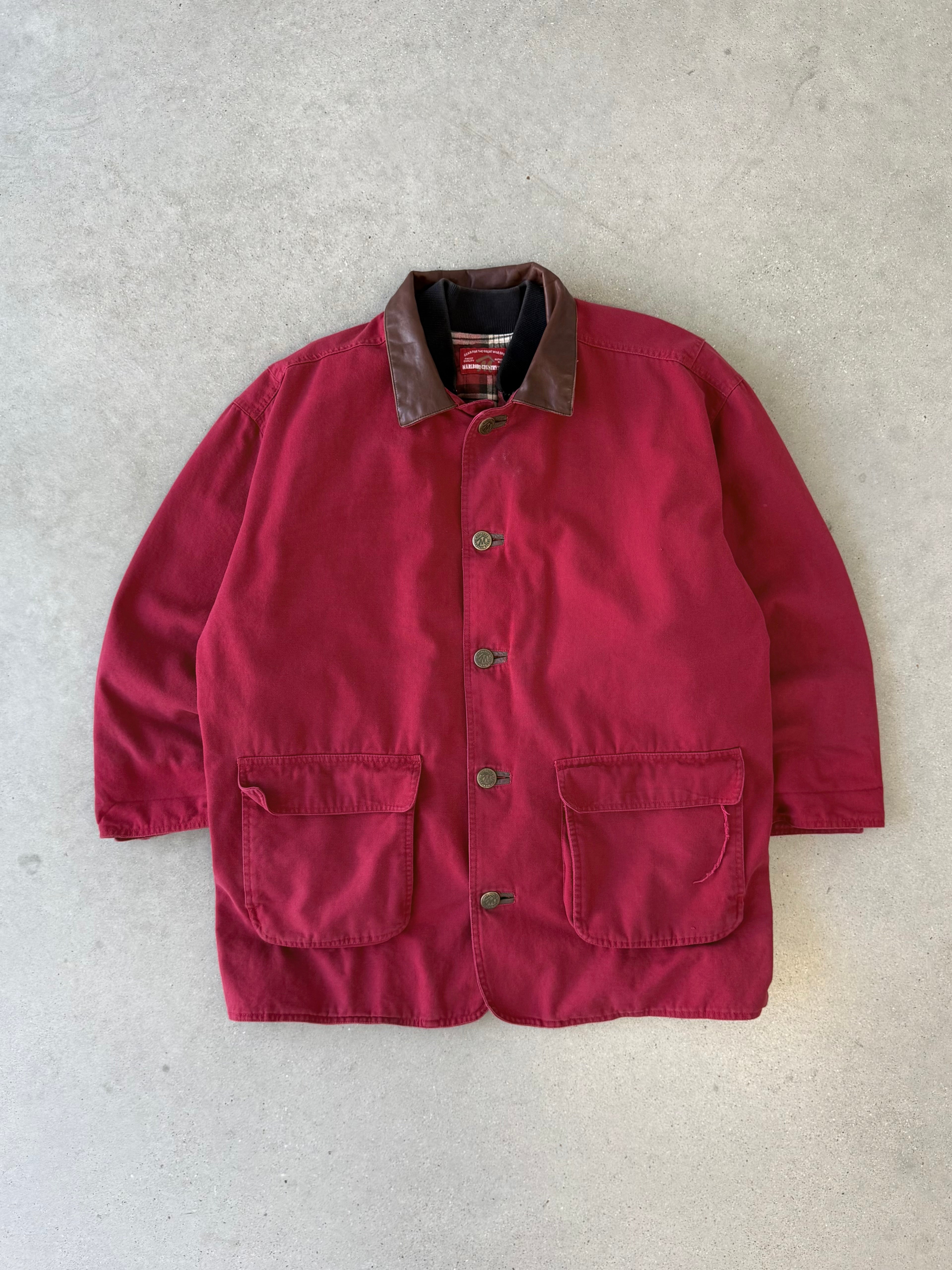 Vintage 1990s Marlboro Chore Coat - XL