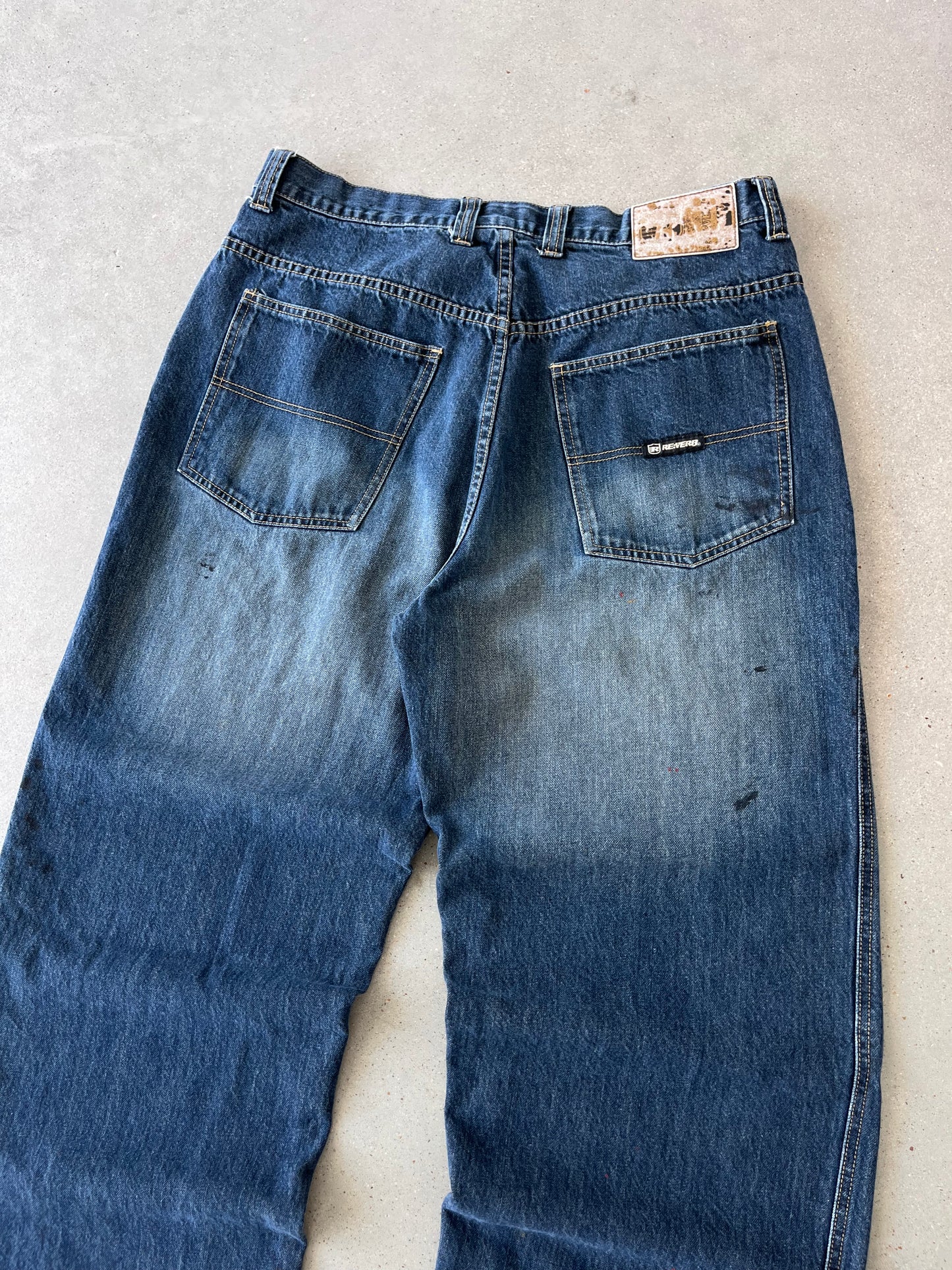 Vintage Y2K Reverb Baggy Denim - 34x34