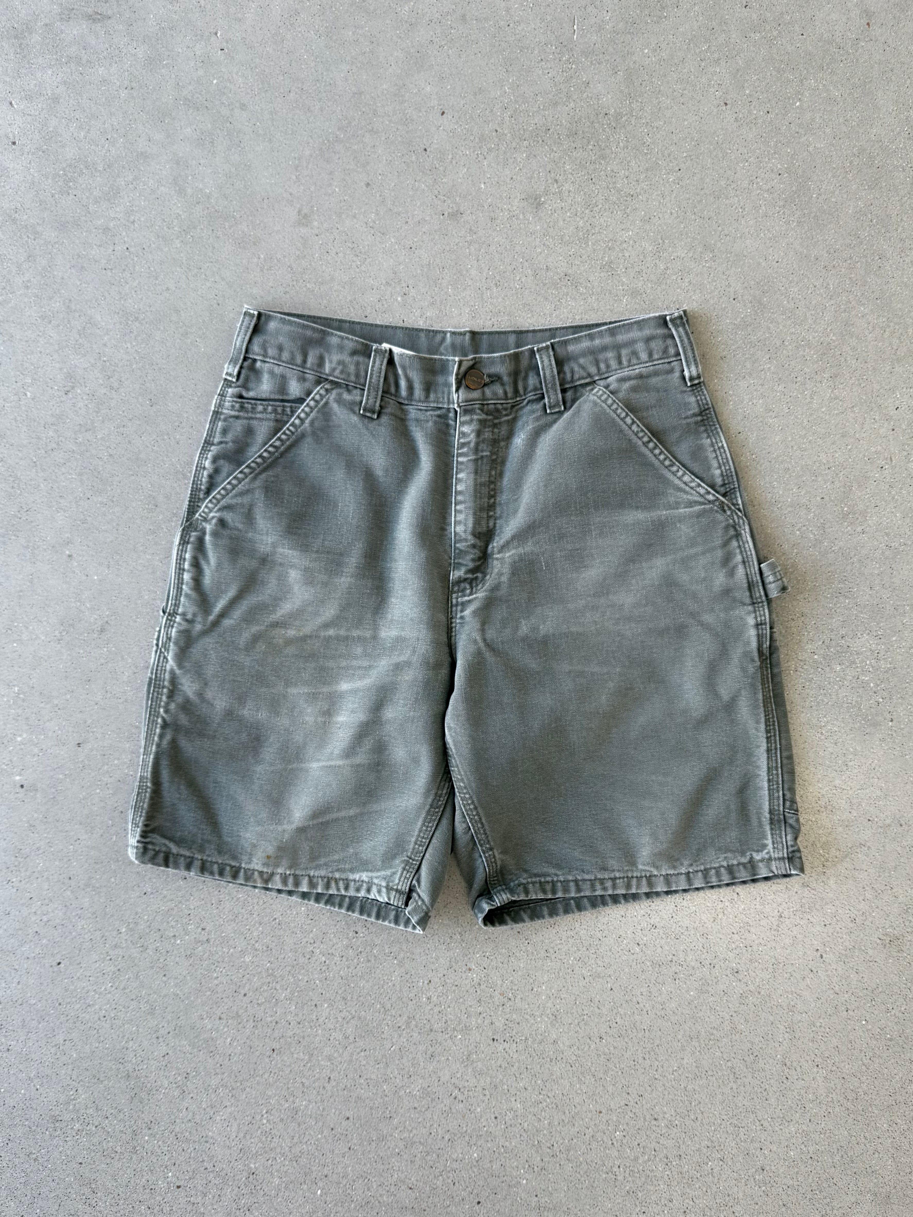 Vintage Carhartt Olive Carpenter Shorts - 29W