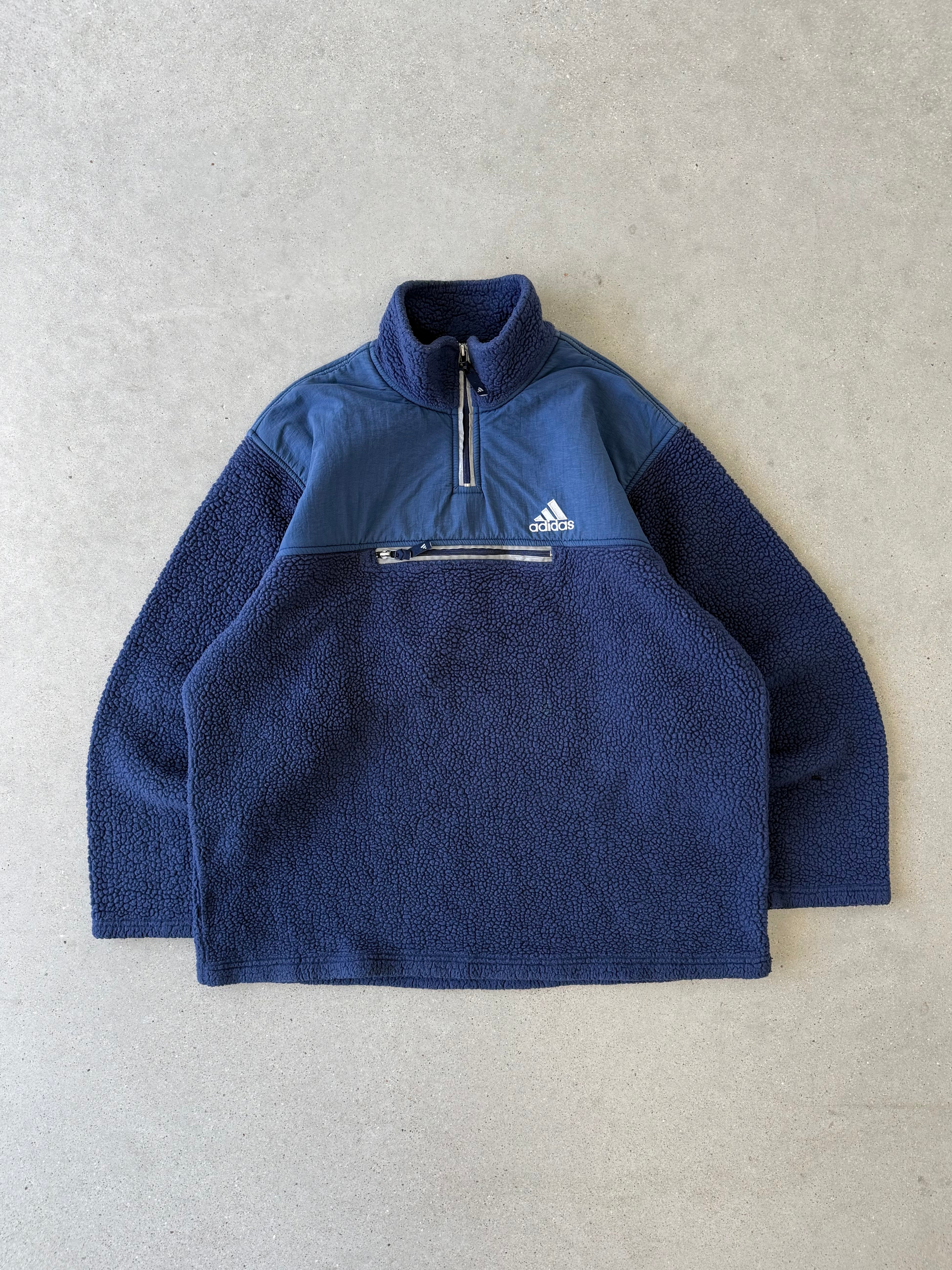 Vintage Adidas Pile Fleece Jacket - XL