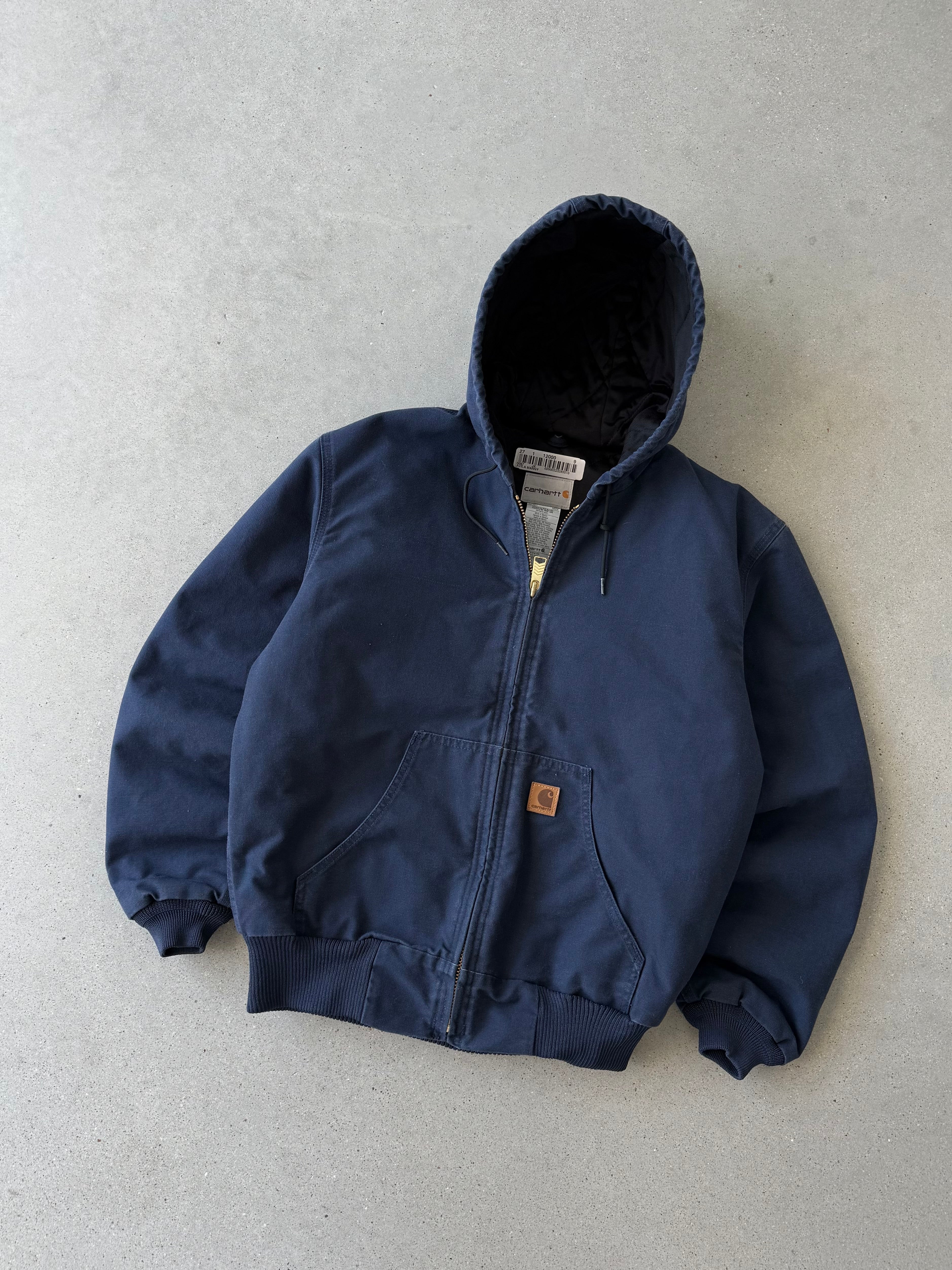 Vintage Carhartt 376-20 Navy Active Jacket - M