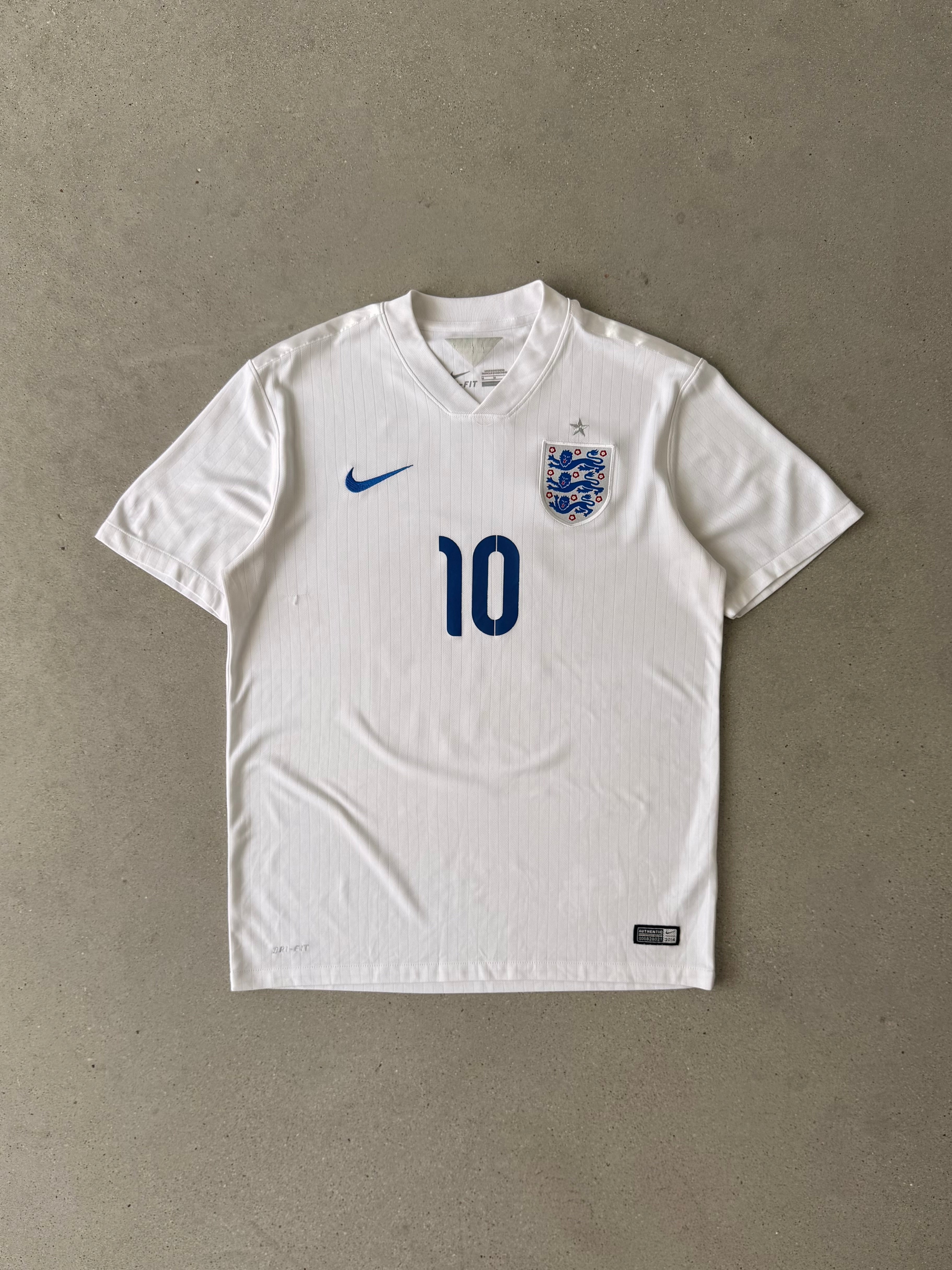 2014 England World Cup Home Kit (Rooney #10) - M