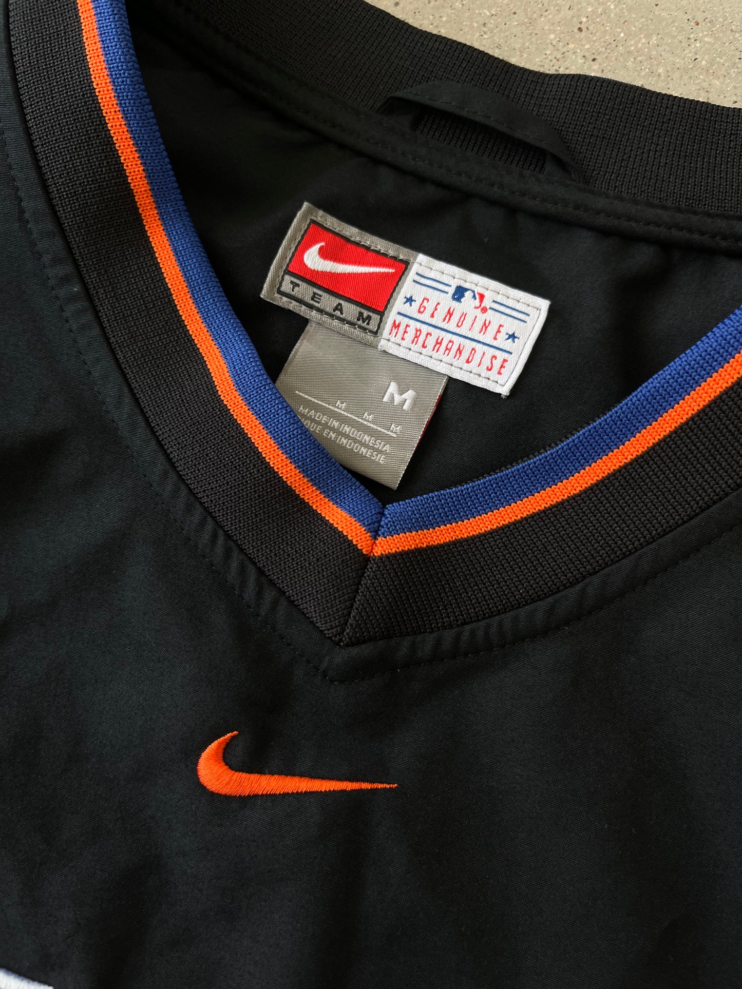 Vintage Nike Mets Center Swoosh Pullover - M