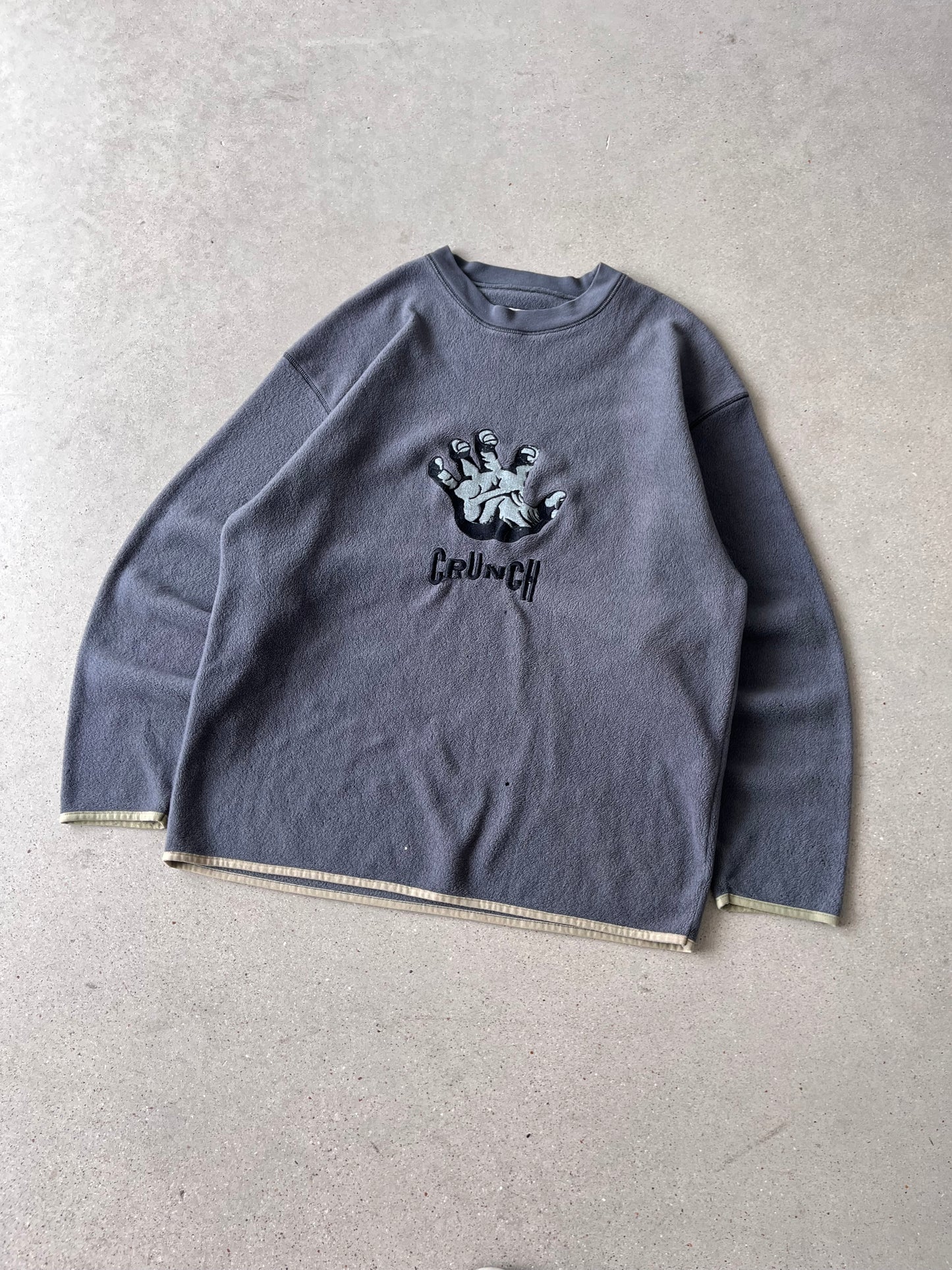 Vintage Crunch Olive Gym Fleece - XL