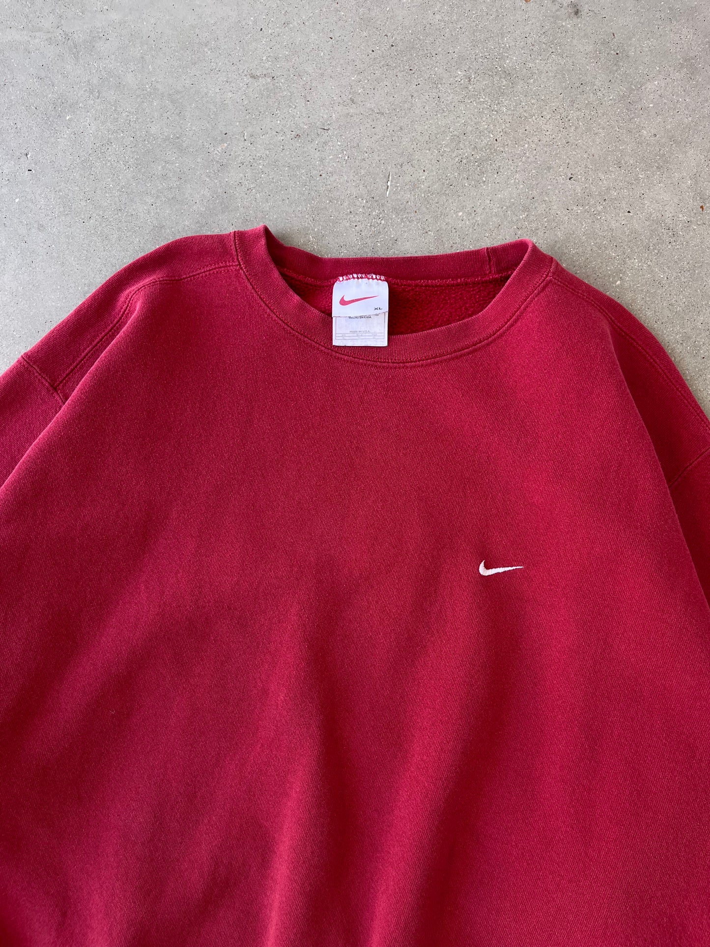 Vintage 90s Nike Mini Swoosh Crewneck - XL