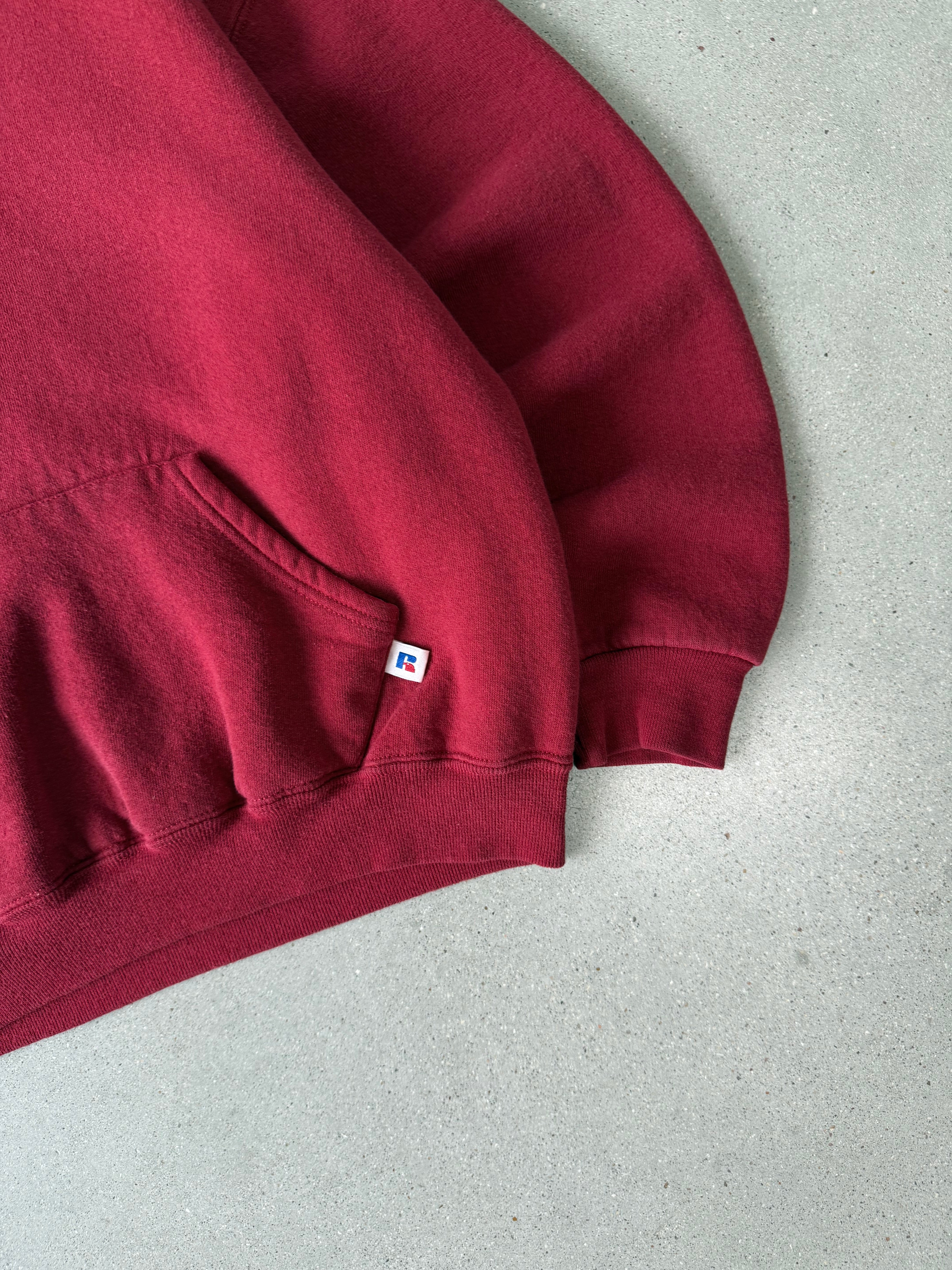 Vintage Russell Athletic Red Hoodie - S