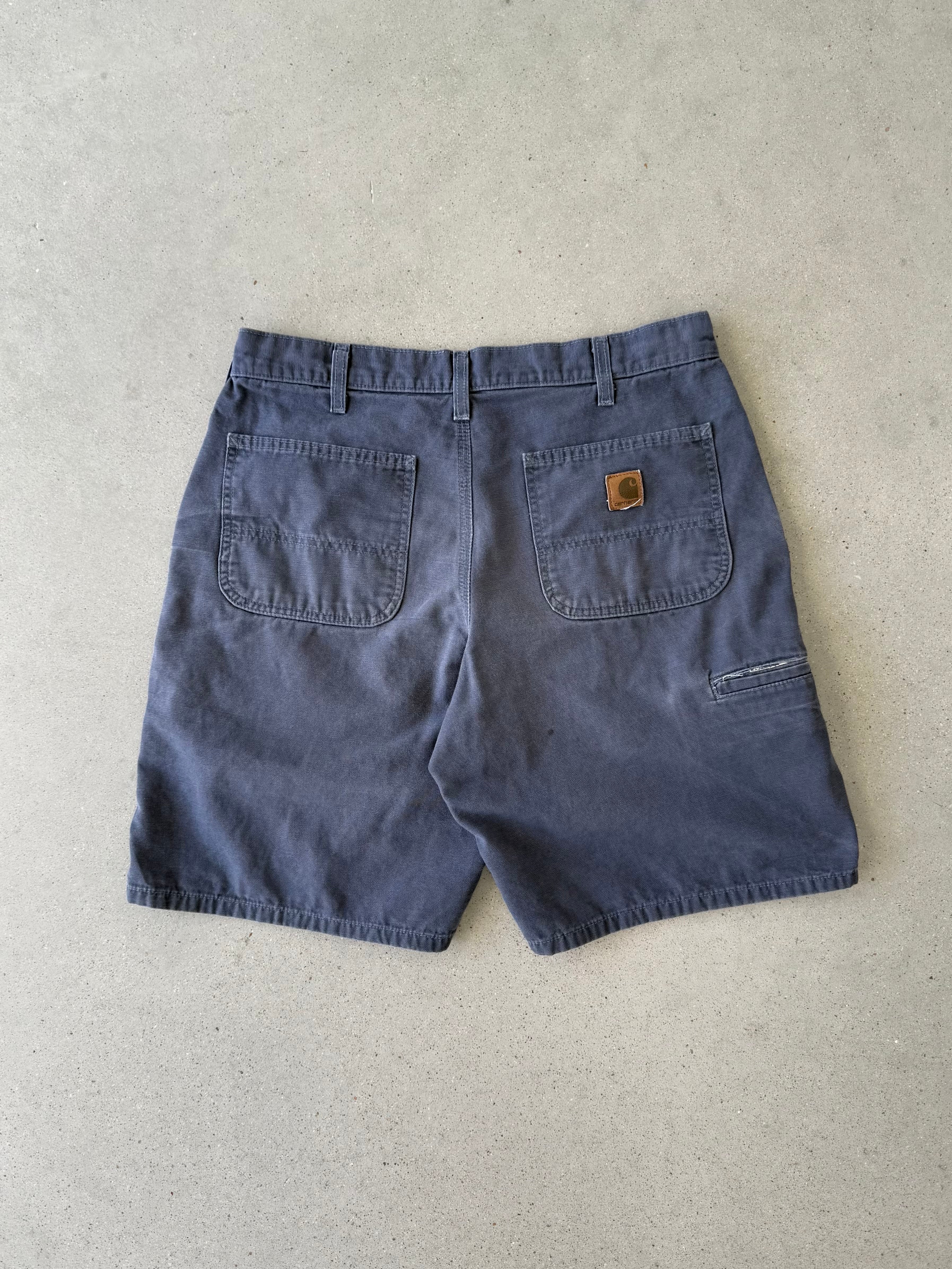 Vintage Carhartt Navy Carpenter Shorts - 33W