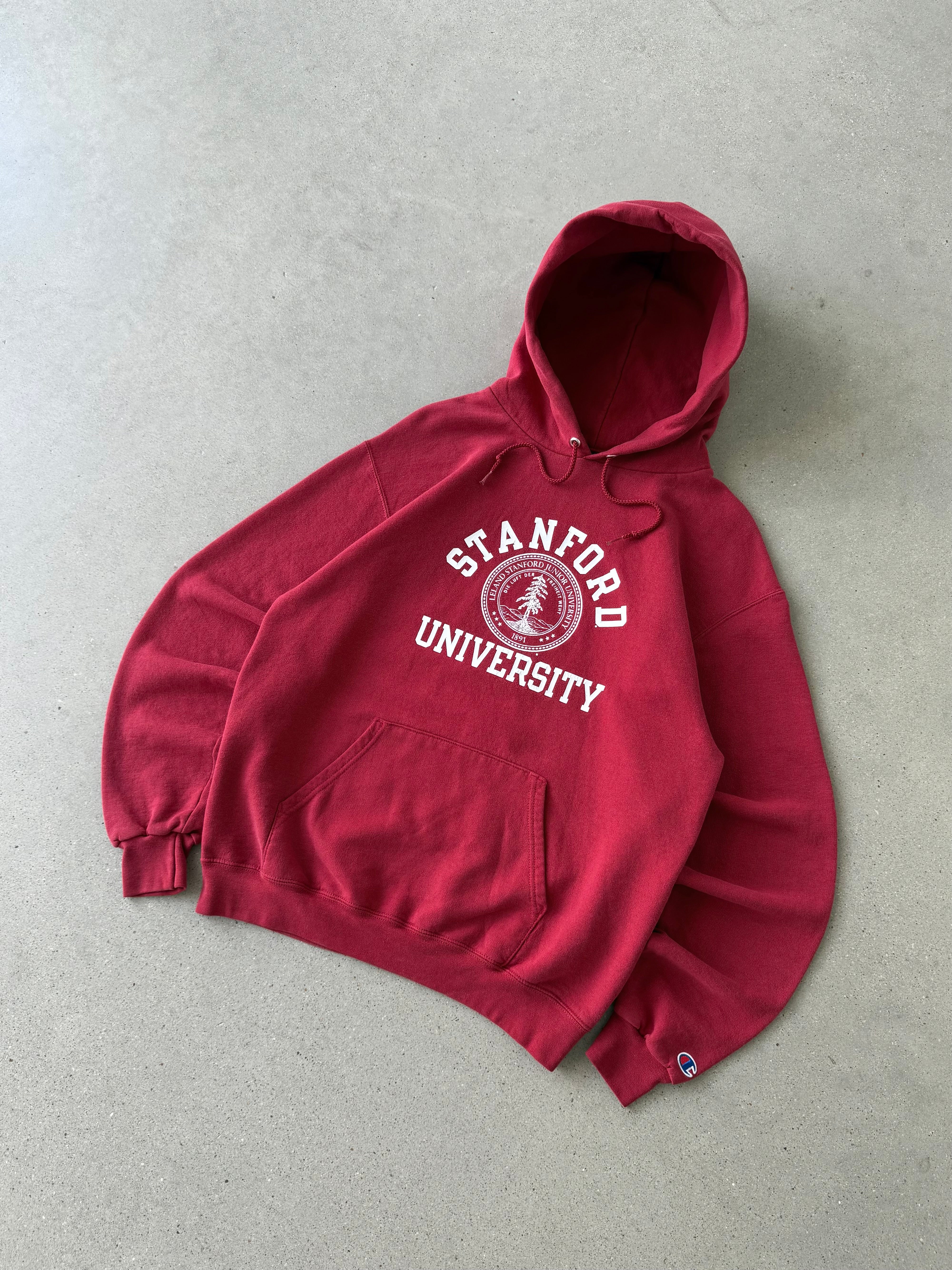 Vintage Stanford Univeristy Hoodie - M