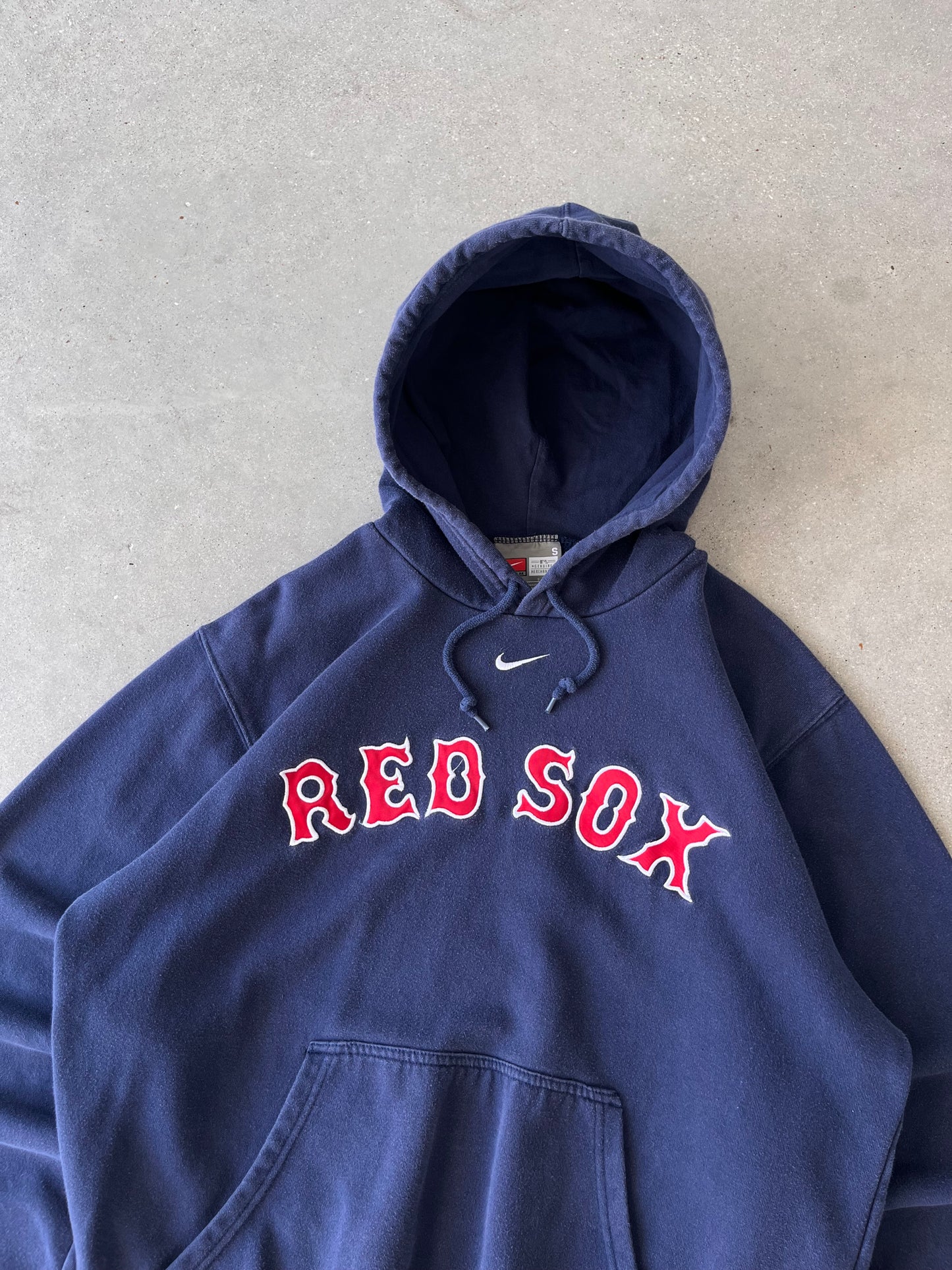 Vintage Nike Red Sox Center Swoosh Hoodie - S