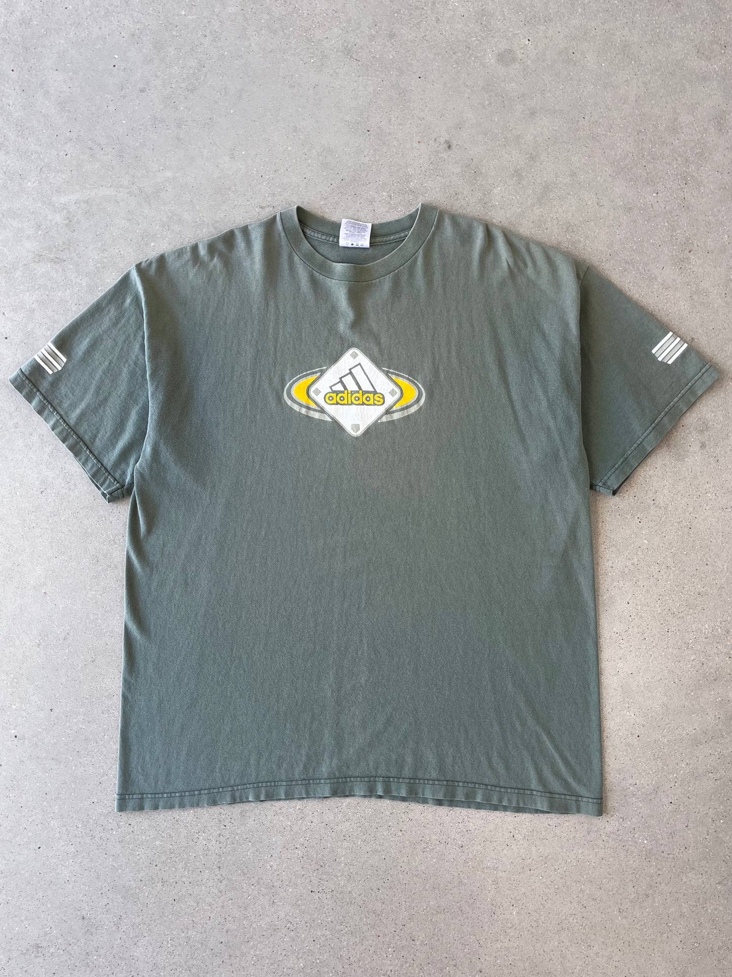 Vintage Adidas Green Tee - XL