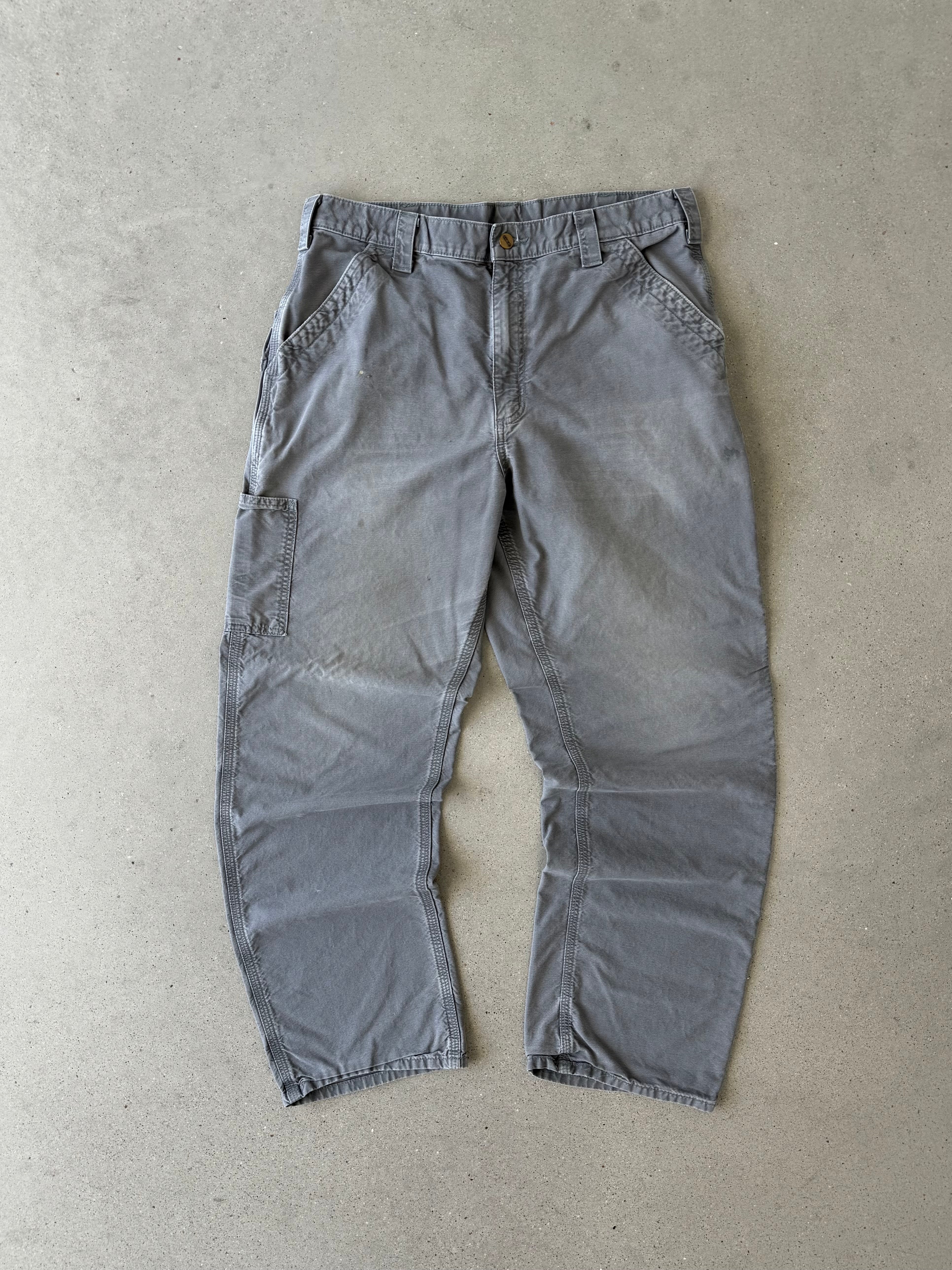 Vintage Carhartt Grey Carpenter Pants - 36x32