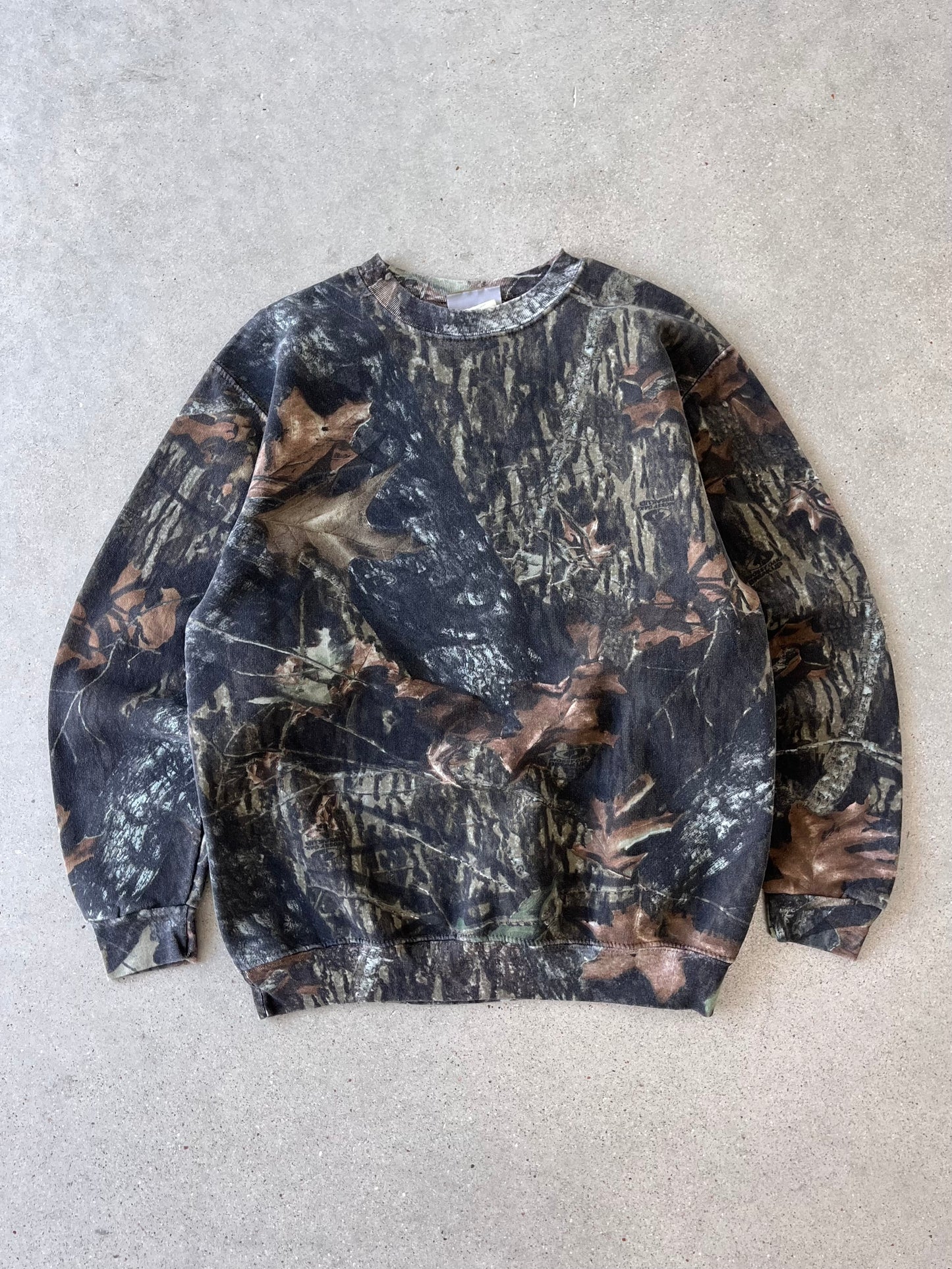 Vintage Jerzees Dark Realtree Crewneck - M