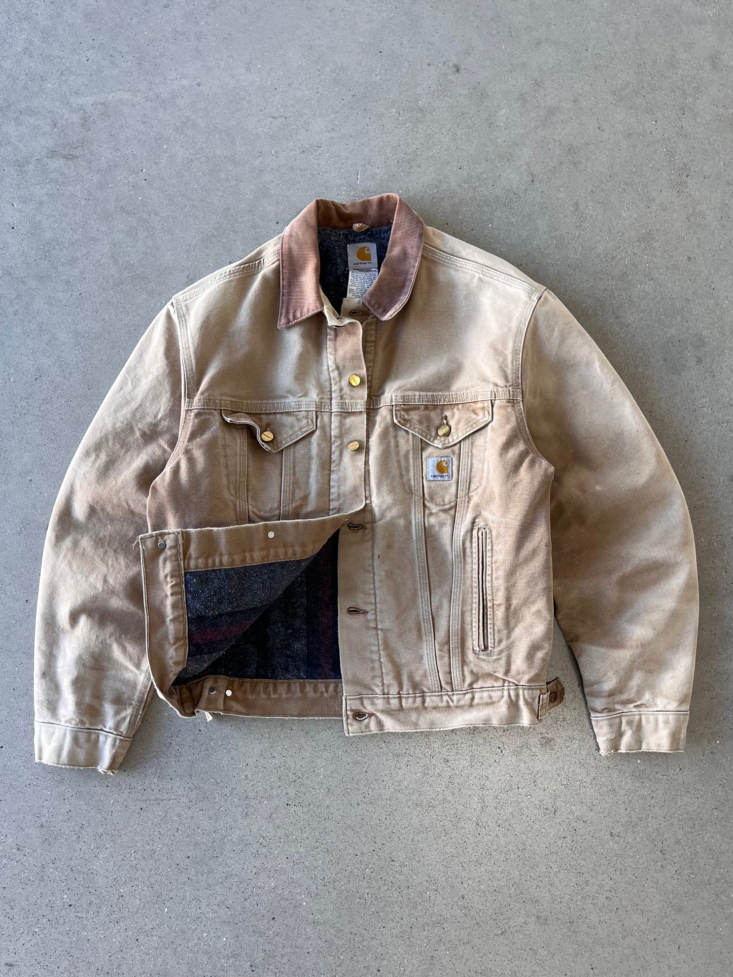 Vintage Carhartt Storm Rider Blanket-lined Jacket - M