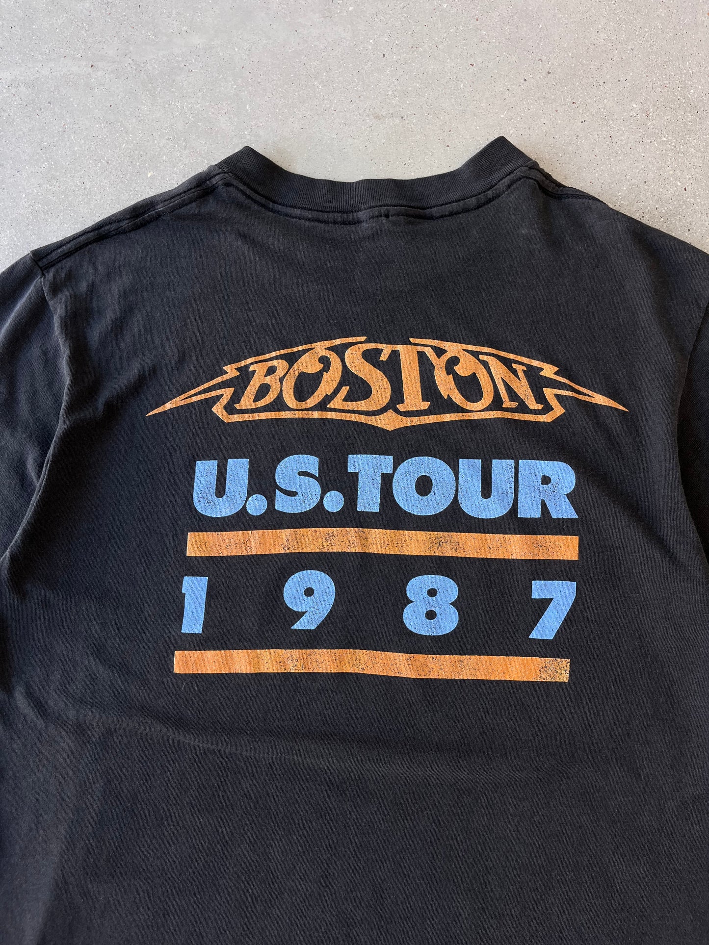 Vintage 1987 Boston U.S. Tour Tee - M