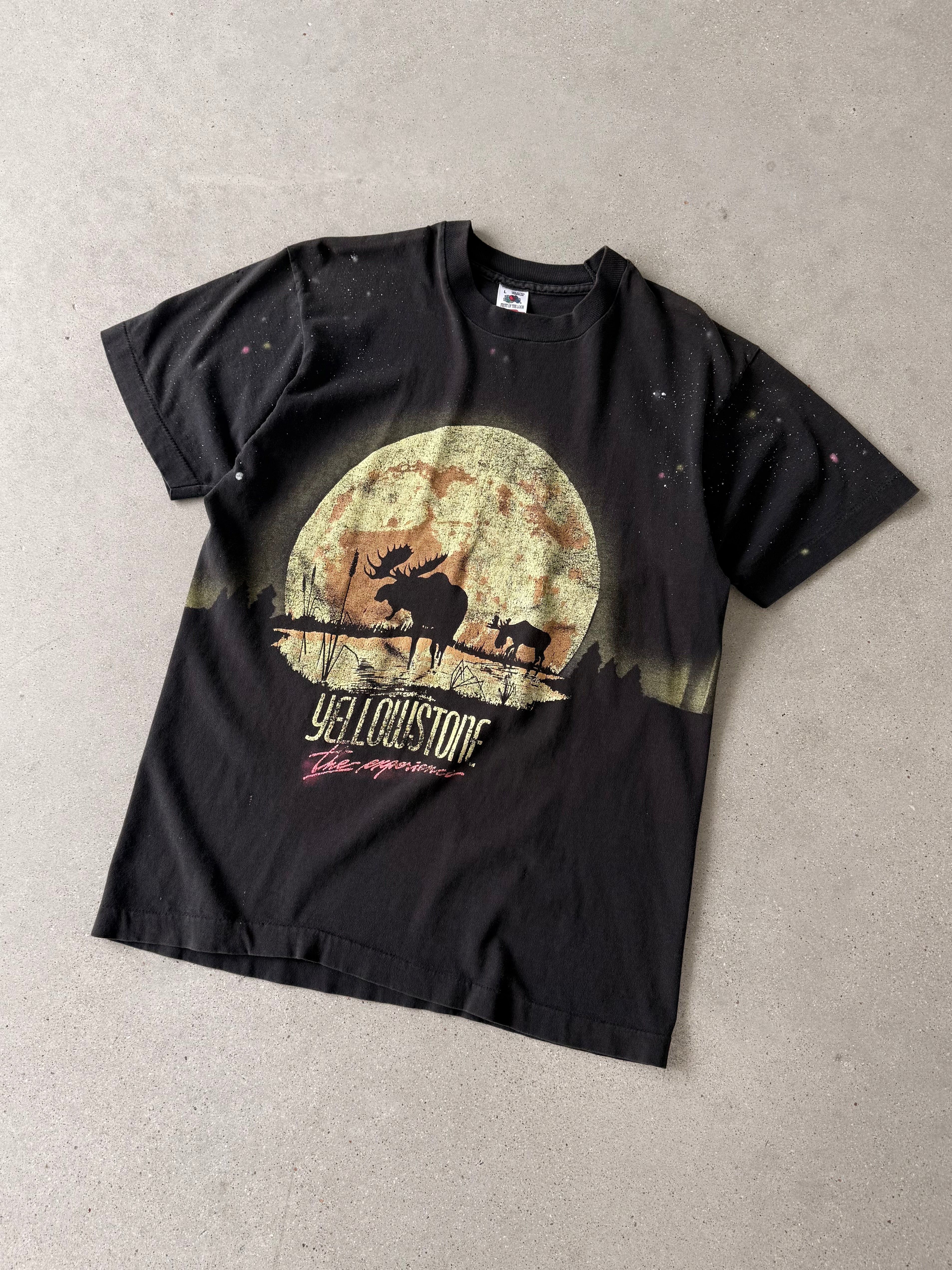 Vintage 1990s Yellowstone Stary Night Tee - L