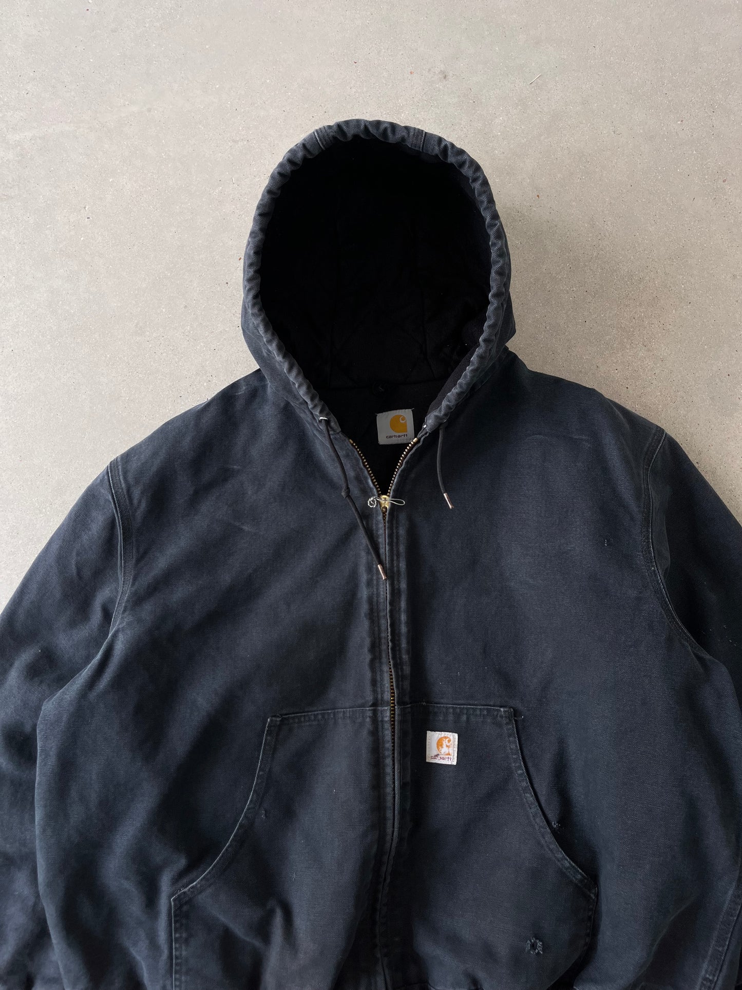 Vintage Carhartt Black Active Jacket - XXL