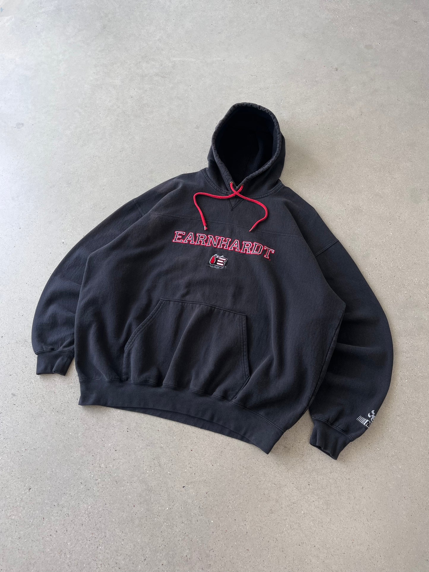 Vintage Earnhardt NASCAR Embroidered Hoodie - XL