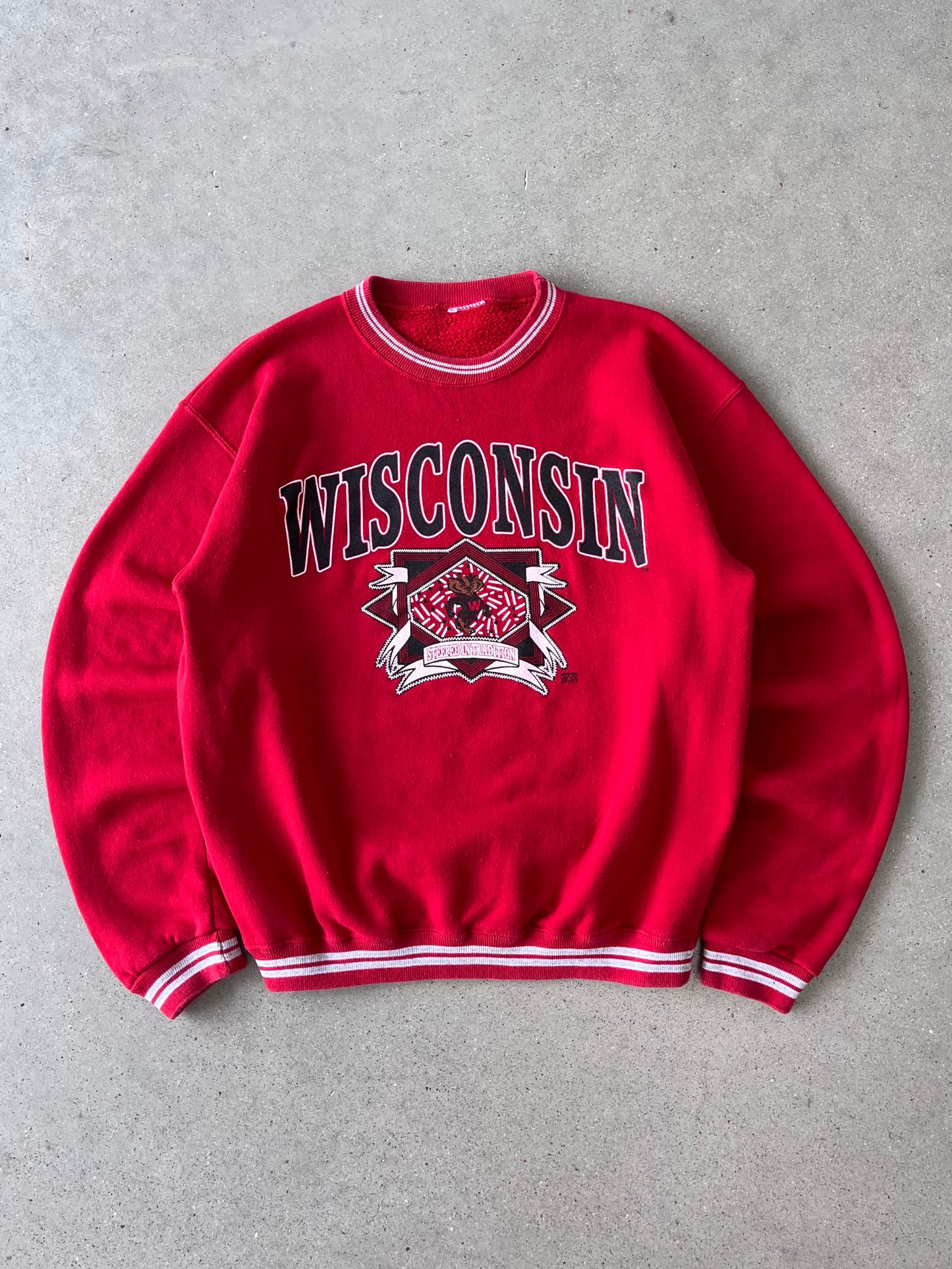 Vintage Wisconsin Sport Crewneck - L