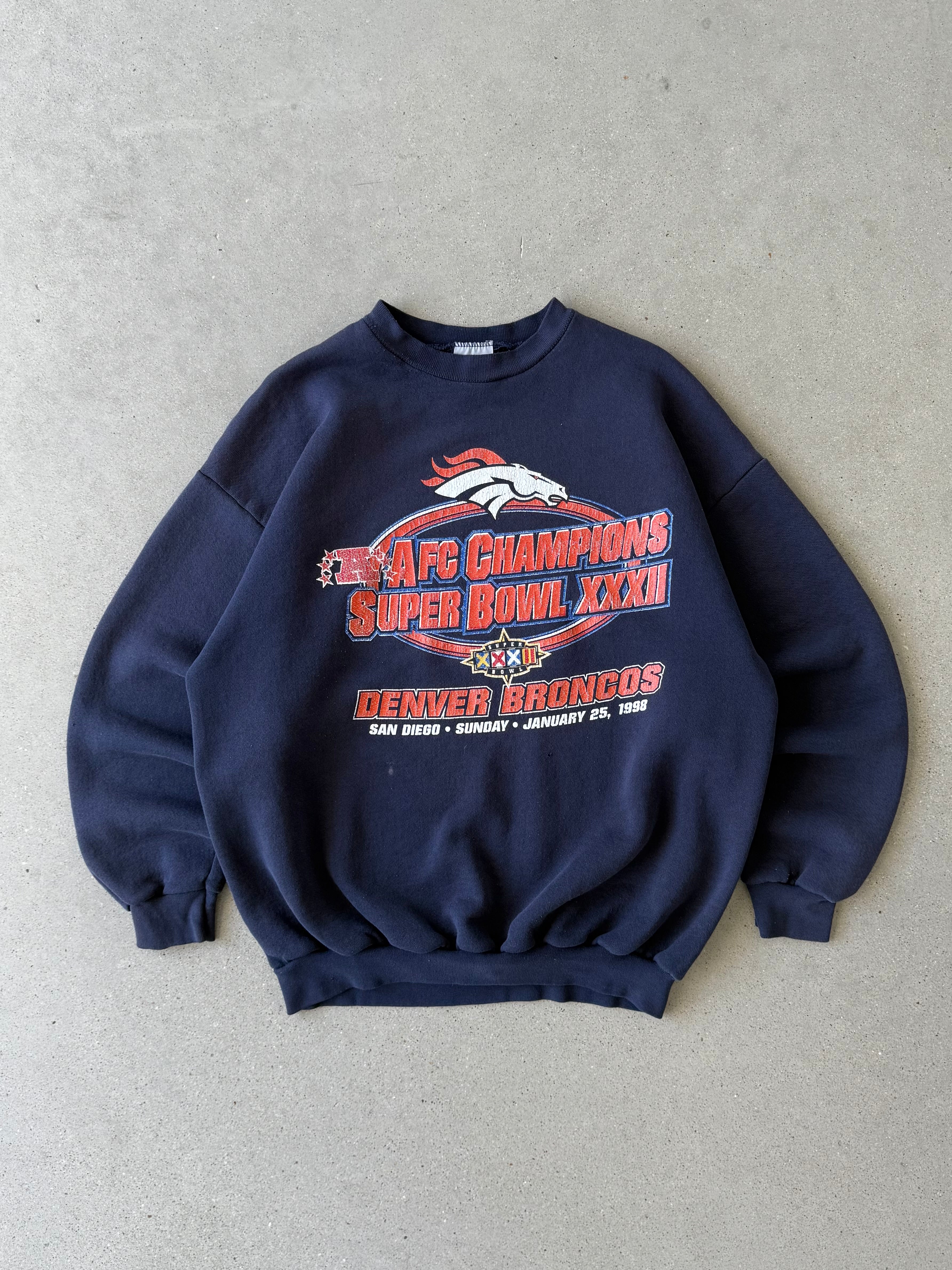Vintage Denver Bronco AFC Champions Sweatshirt  - XL