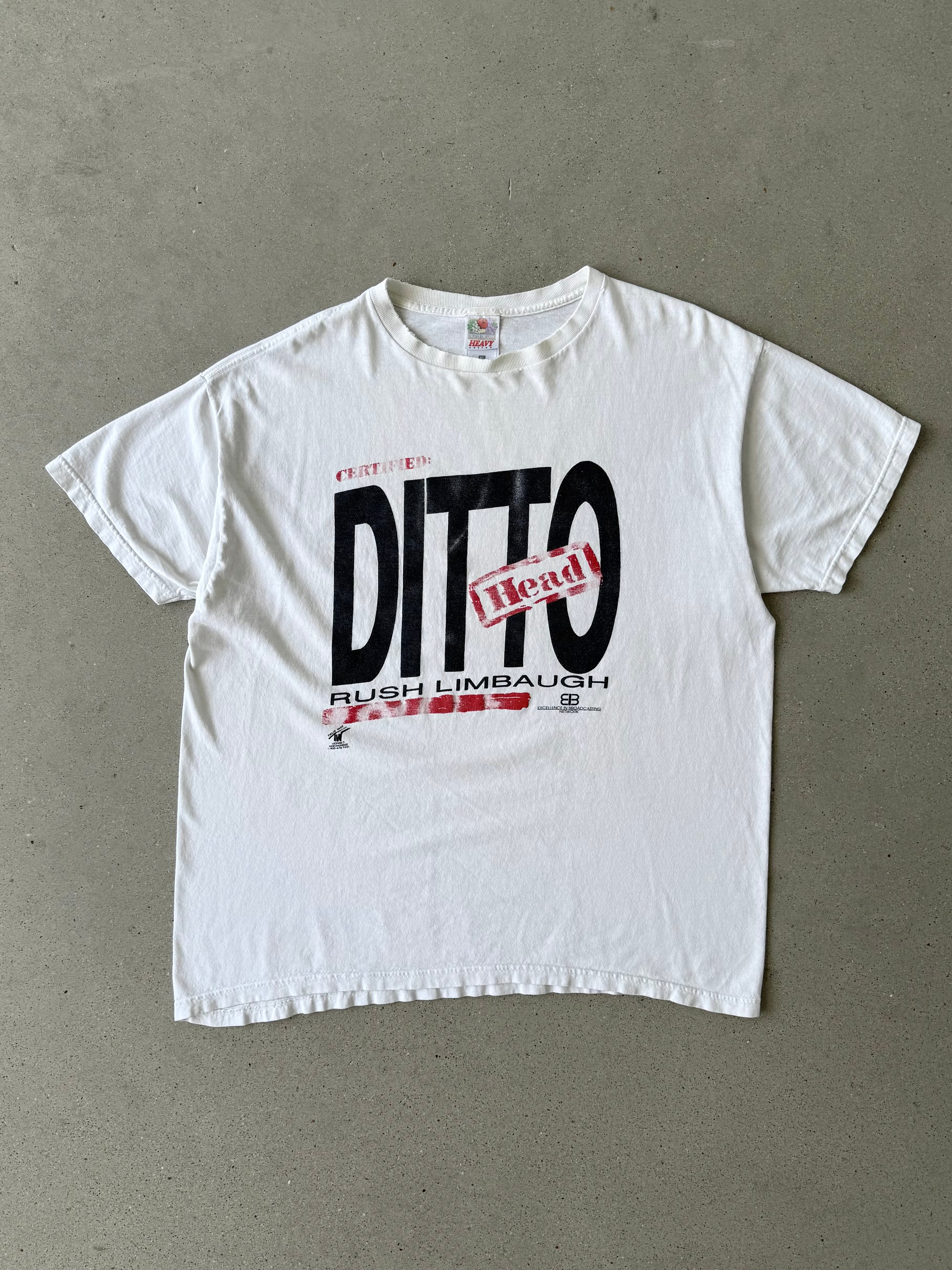 Vintage 90s Ditto Head Tee - XL