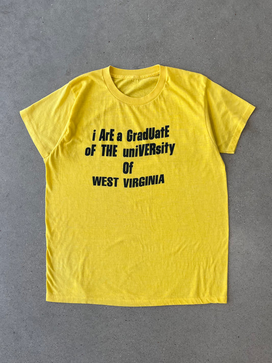 Vintage 80s "i ArE GradUatE" Tee - S