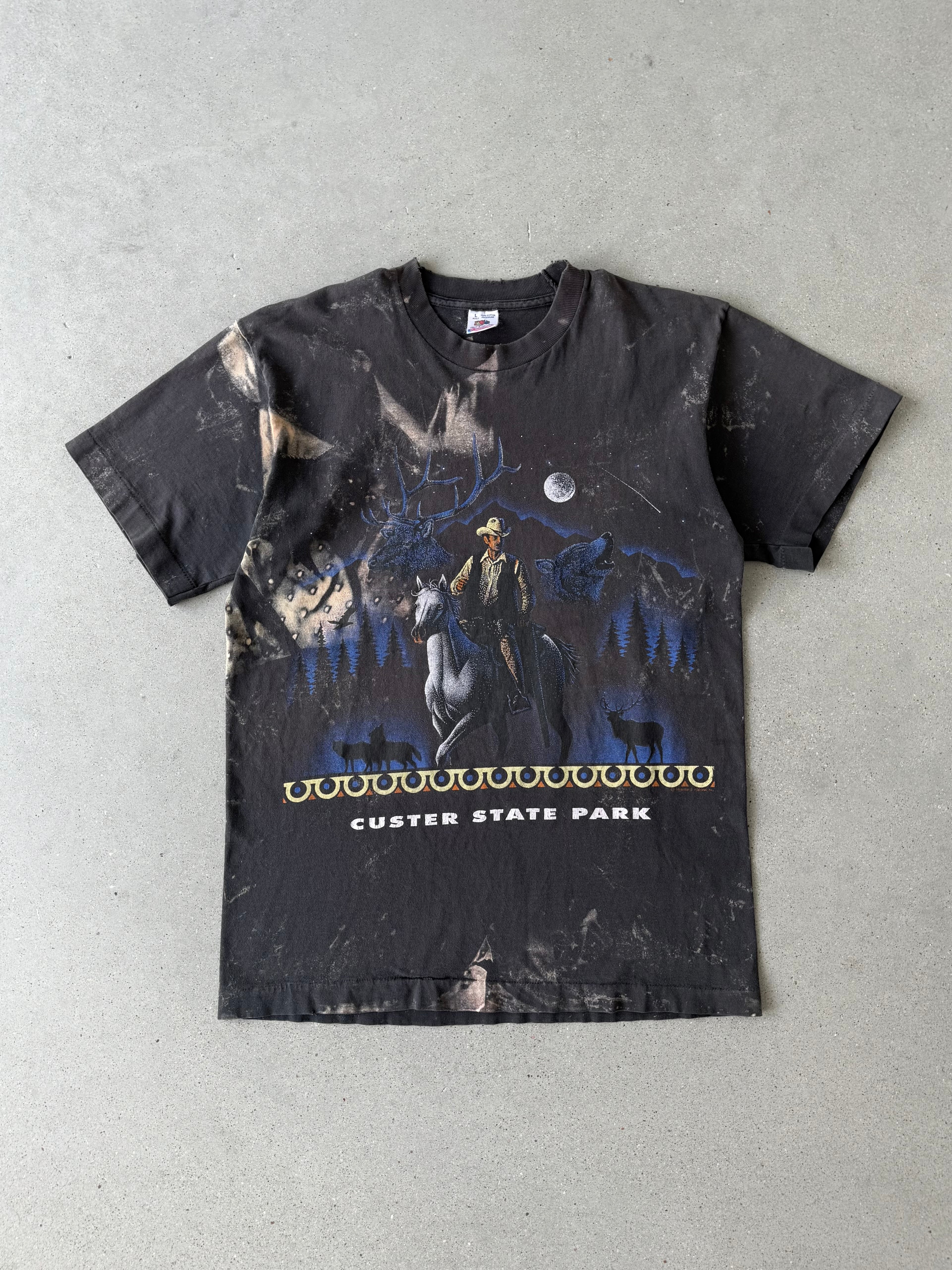 Vintage 90s Custer State Park Tee - L