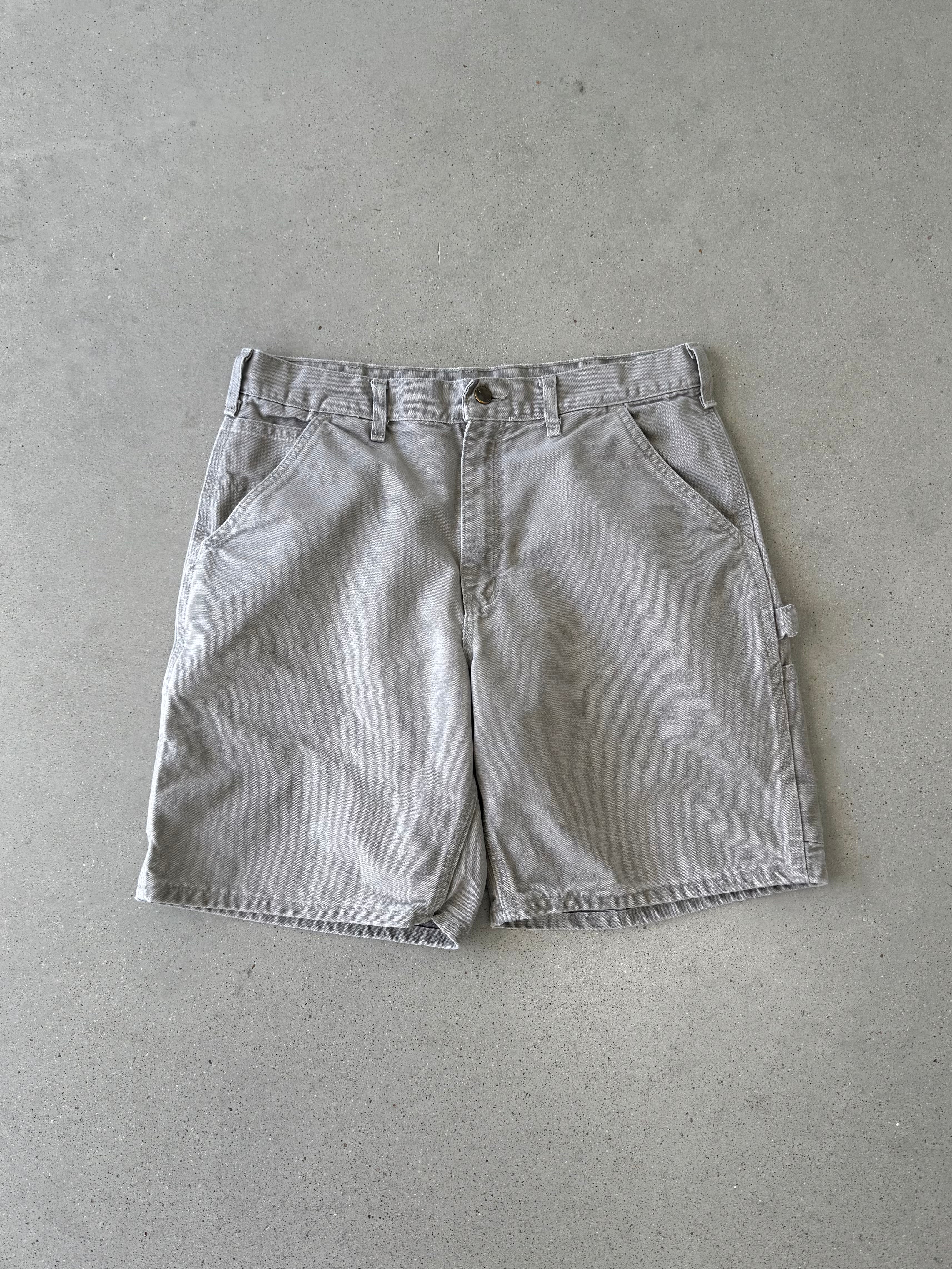 Vintage Carhartt Off-White Carpenter Shorts - 32W
