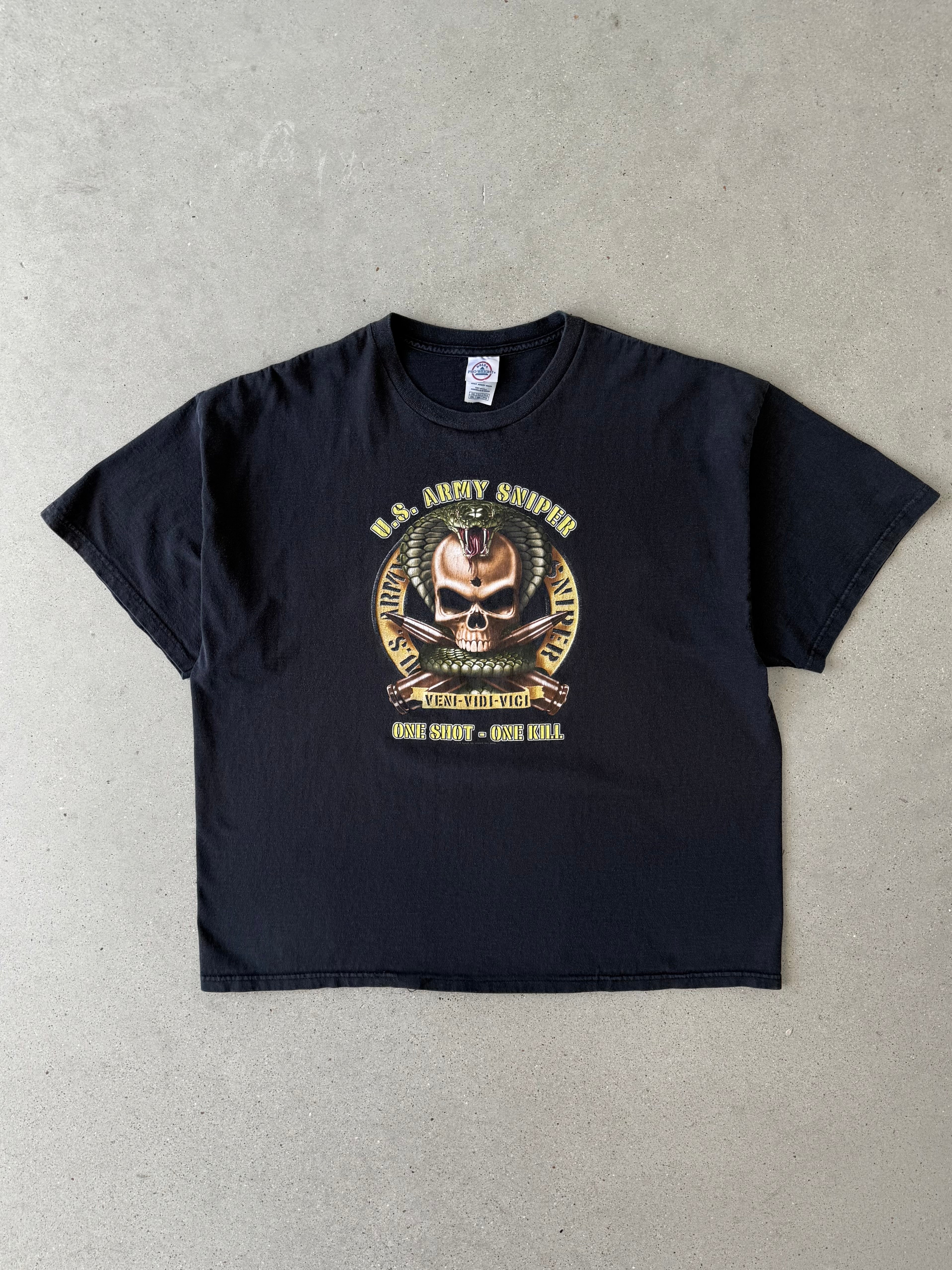 Vintage 2000s U.S. Army Sniper Tee - XXL