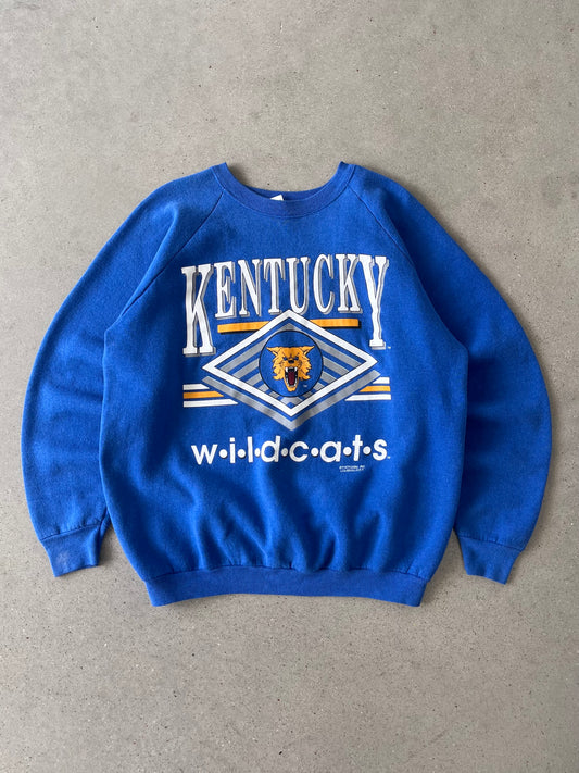 Vintage Kentucky Wildcats Blue Crewneck - XL