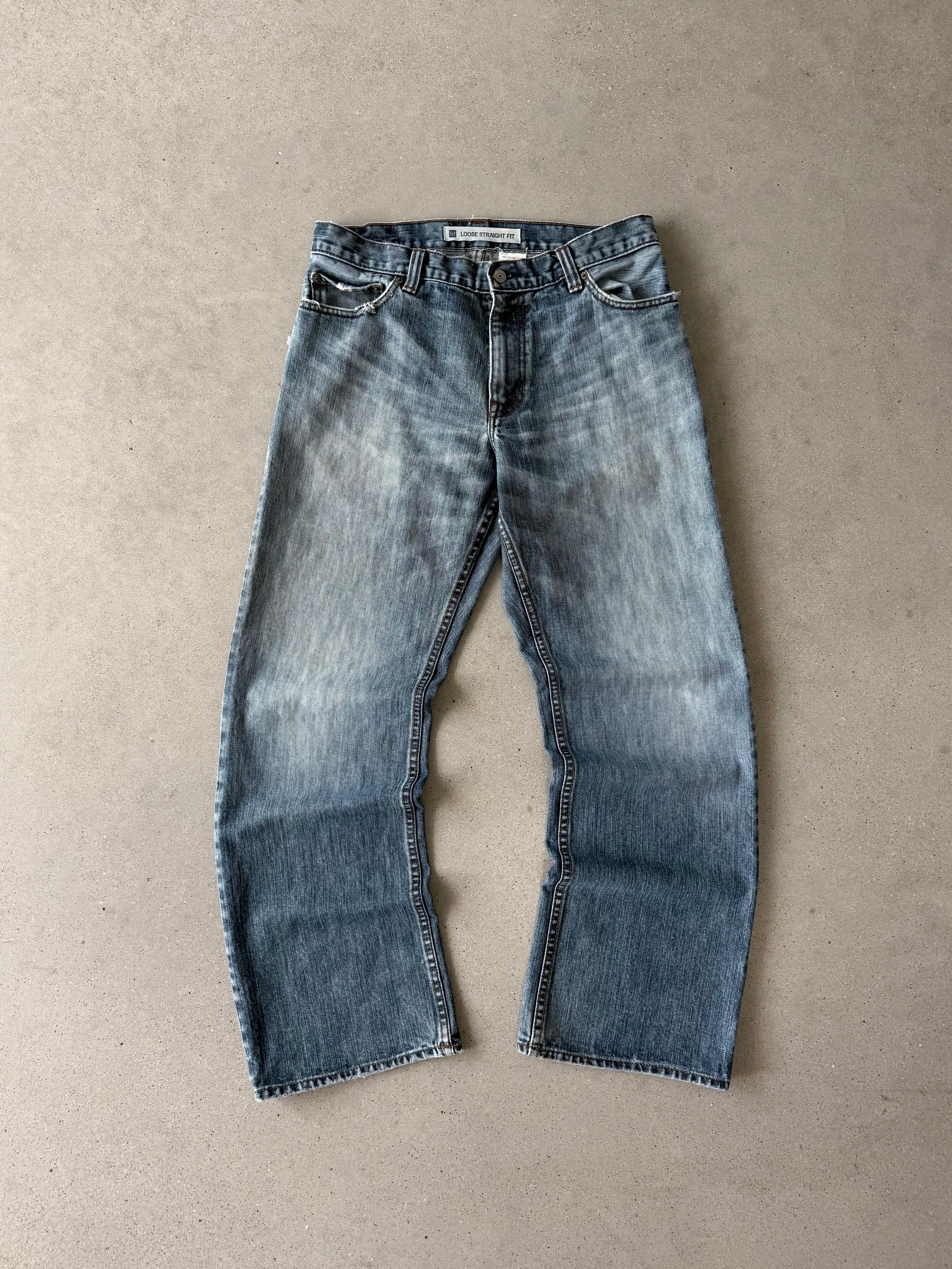 Vintage Gap Loose Straight Denim - 33x32