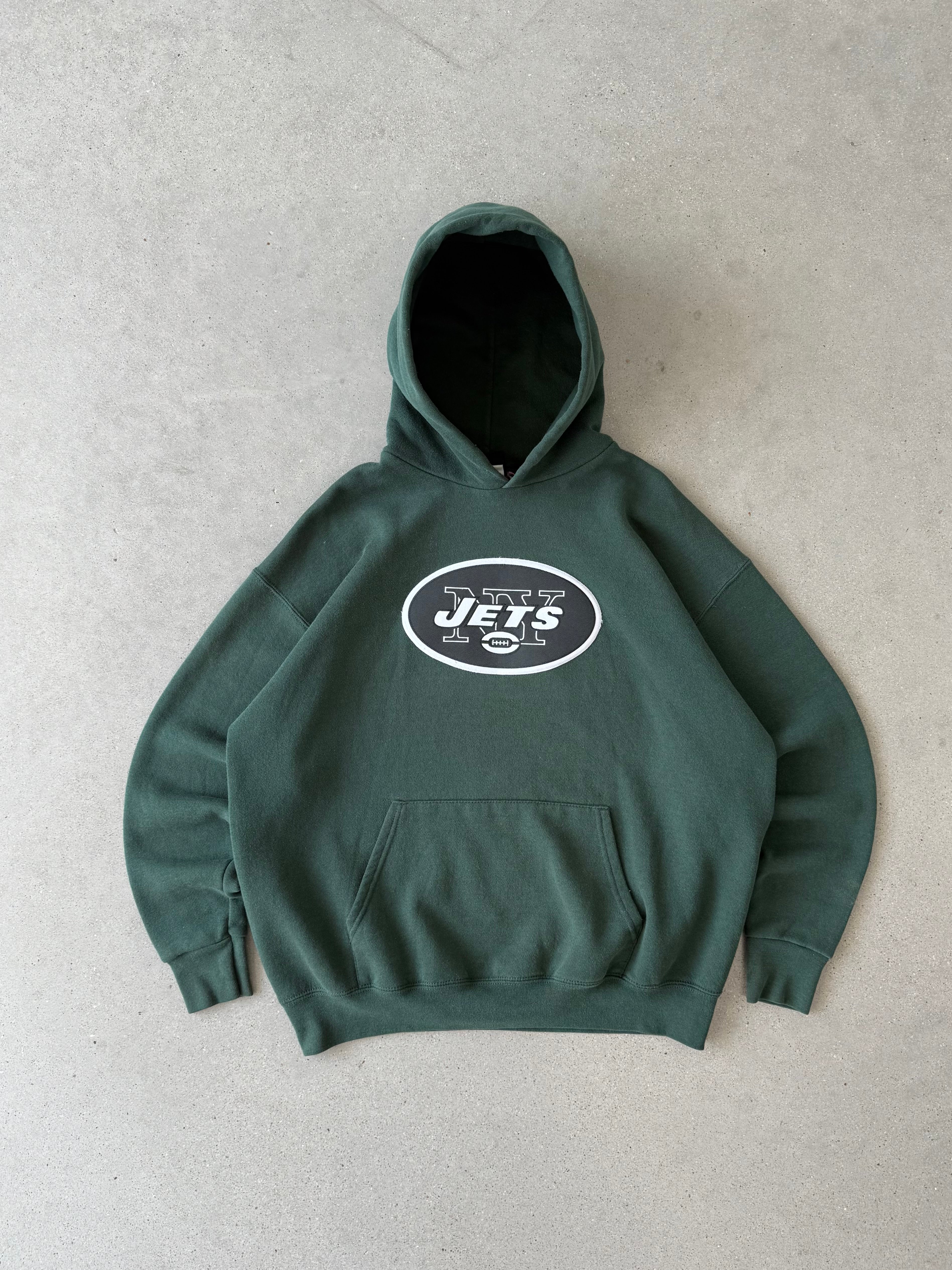 Vintage New York Jets NFL Hoodie - XL