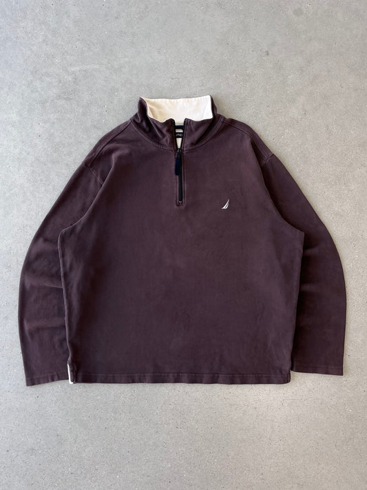 Vintage Nautica Quarter Zip - L