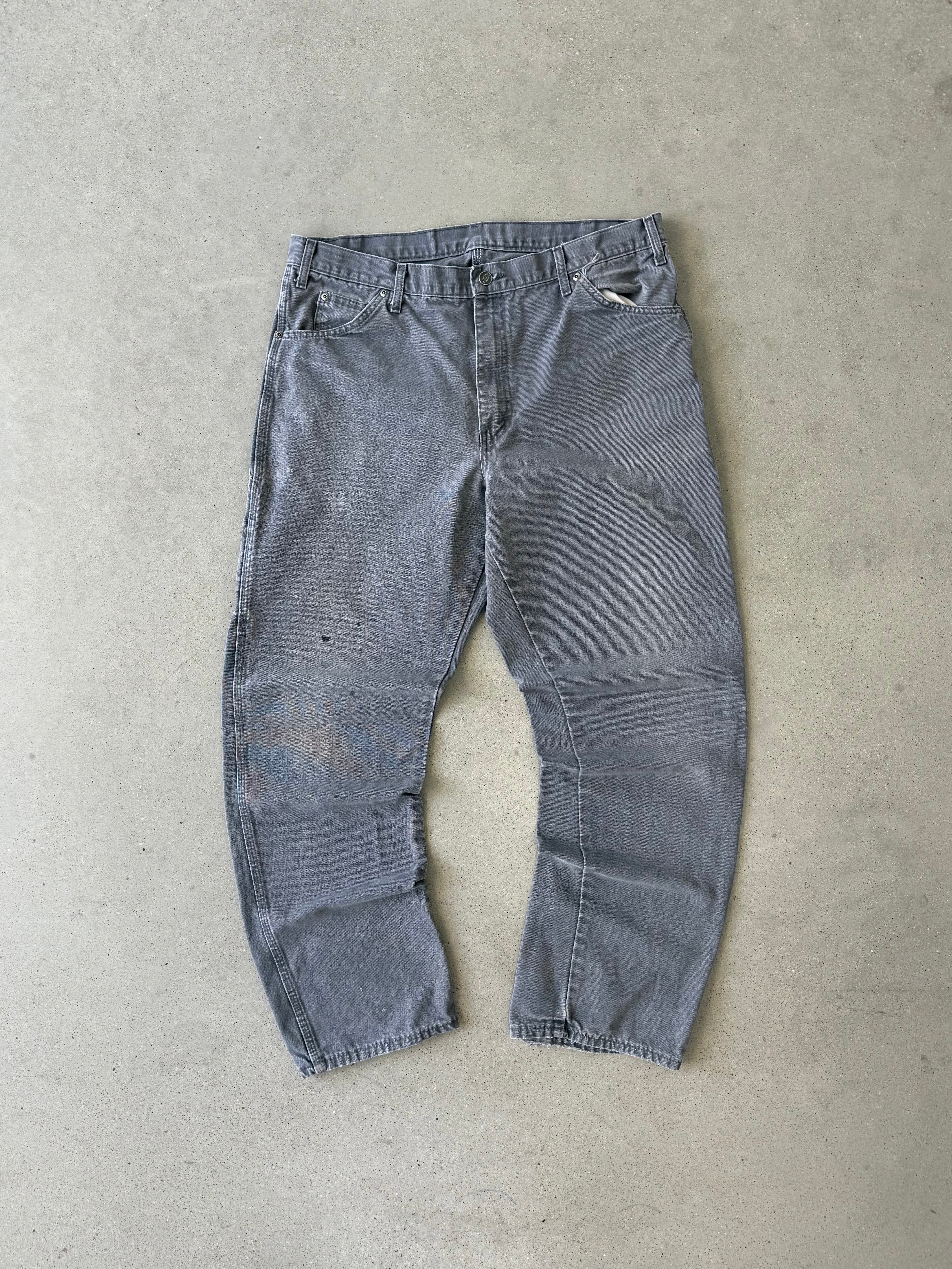 Vintage Dickies Gray Carpenter Pants - 38x34