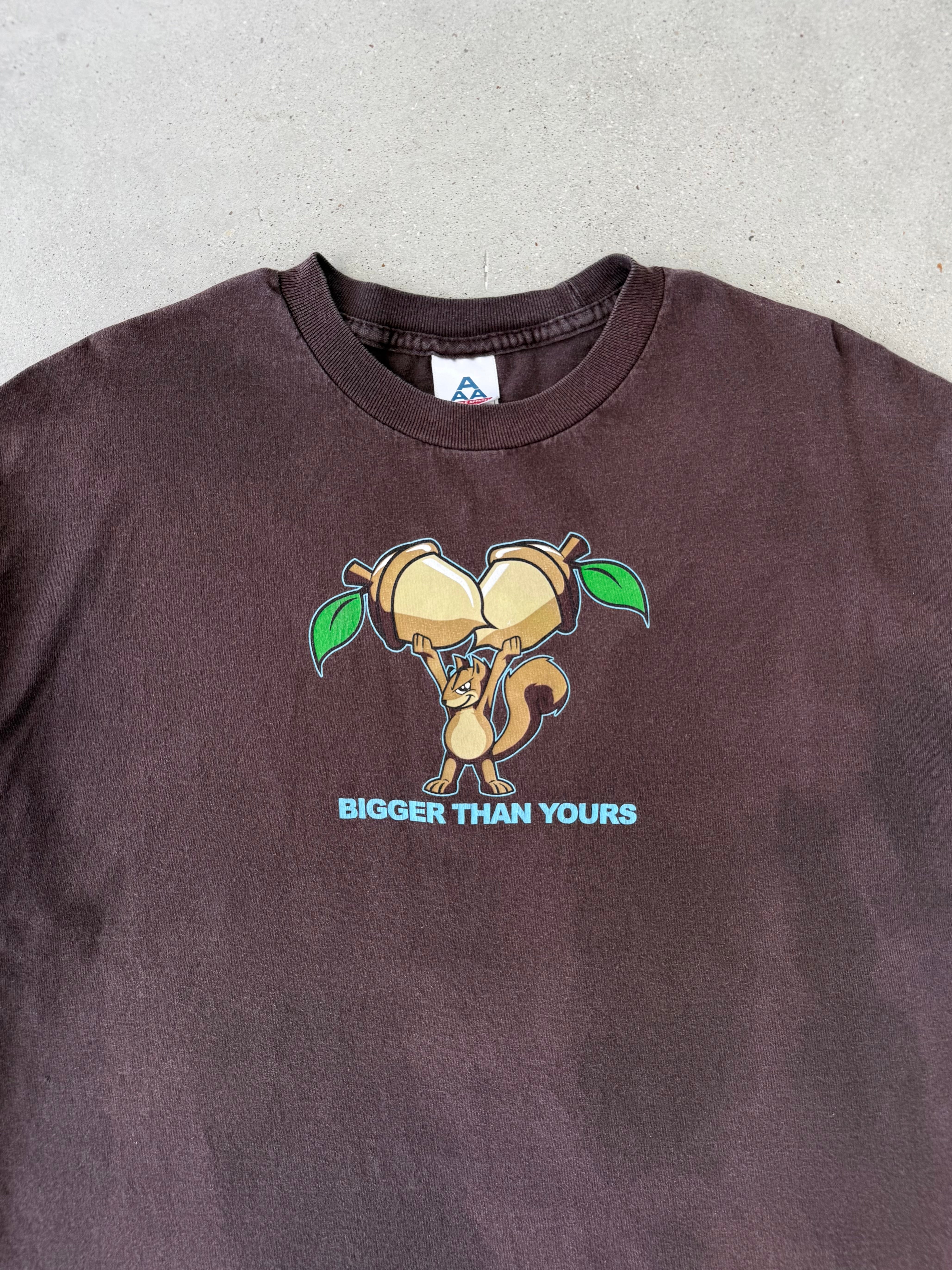 Vintage 'Bigger Than Yours' Nuts Tee - XL