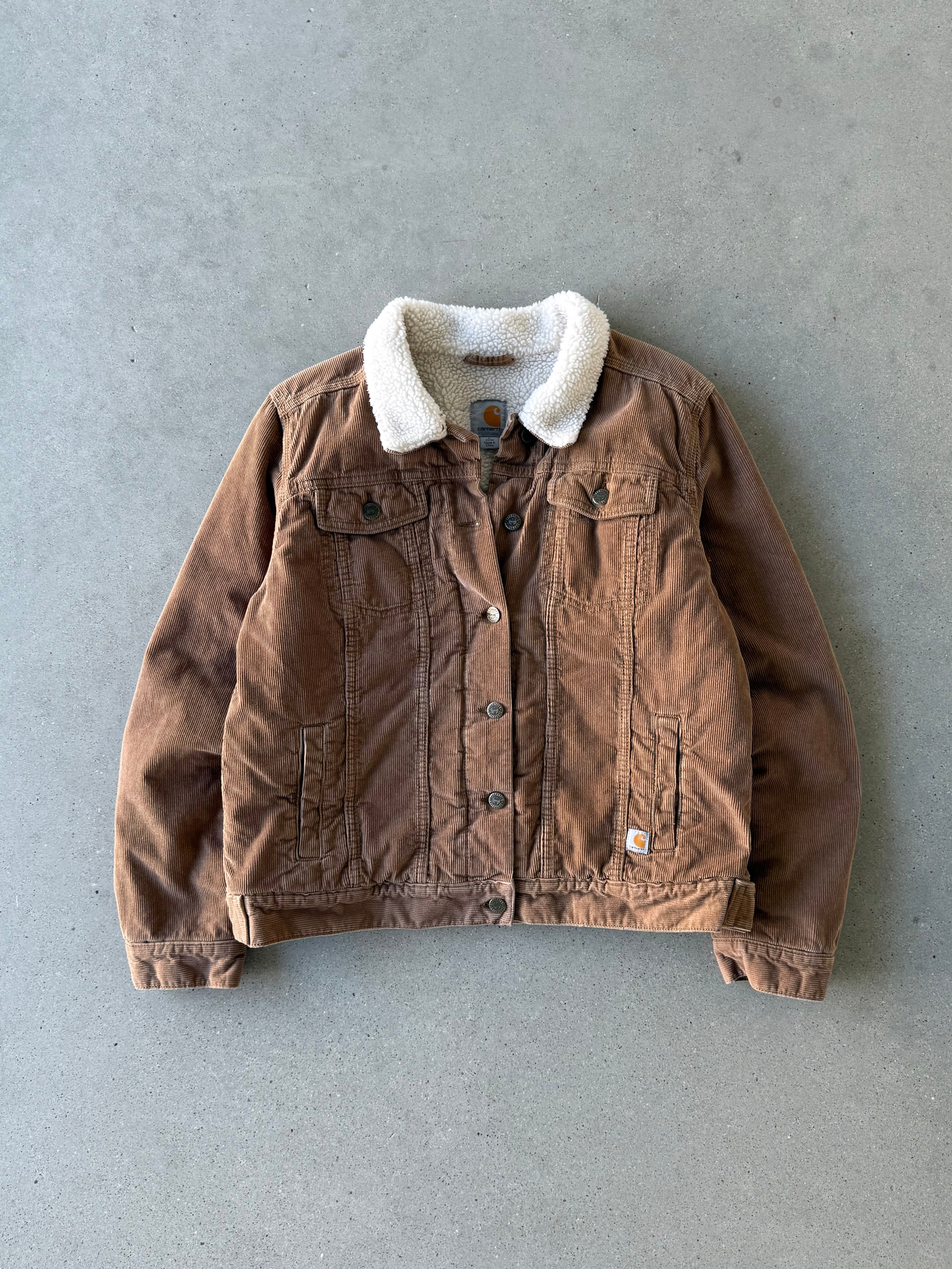 Vintage Women's Carhartt Southold Corduroy Button Jacket - L