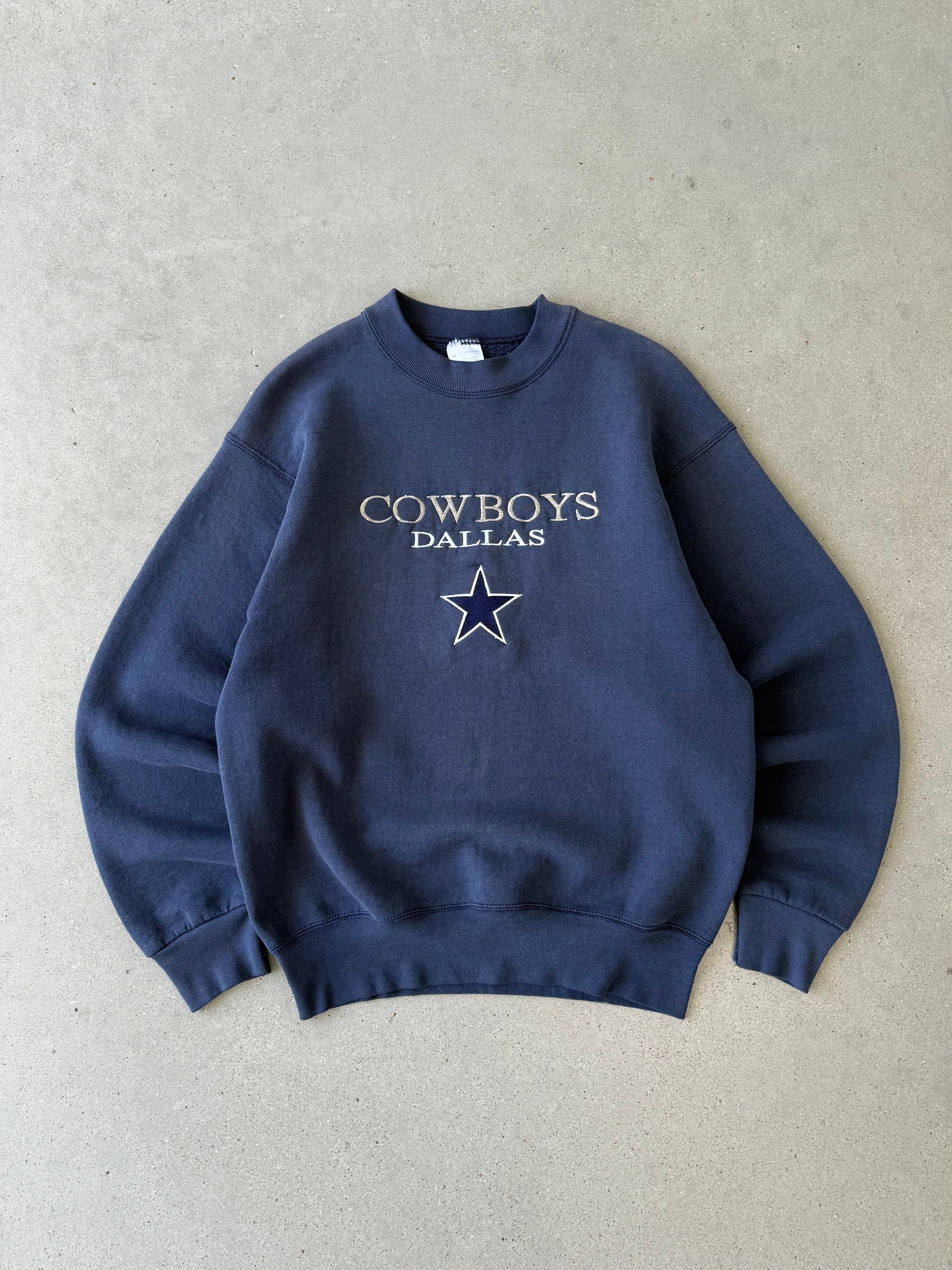 Vintage Dallas Cowboys Embroidered Sweatshirt  - M