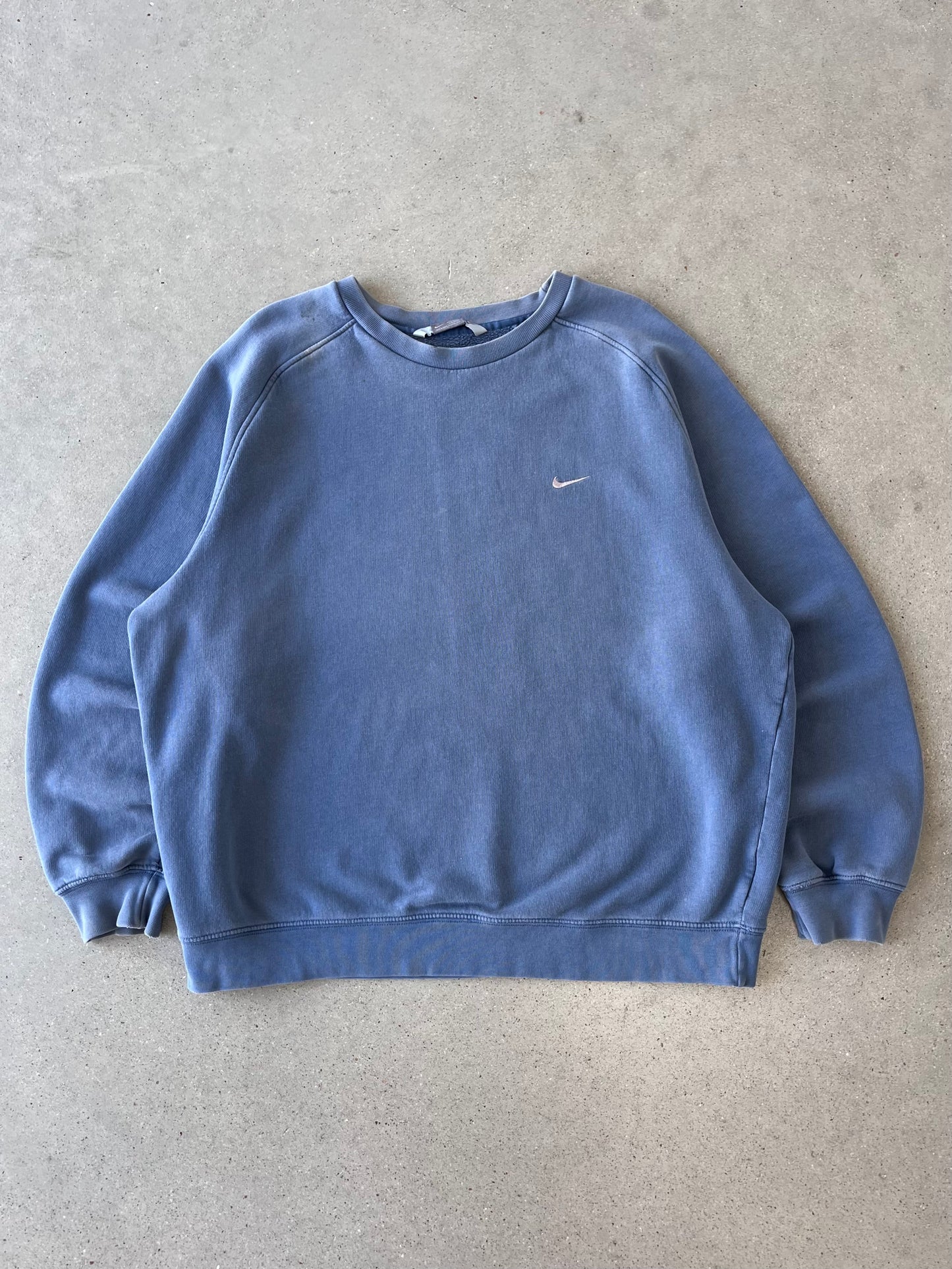 Vintage 2000s Nike Mini Swoosh Sage Blue - XL