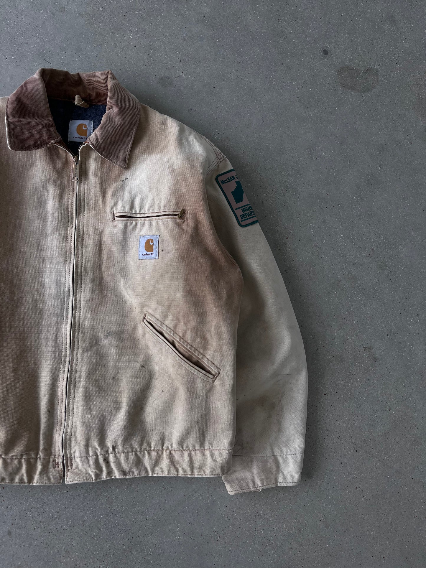 Vintage 90s Carhartt McHill County Detroit Jacket - L