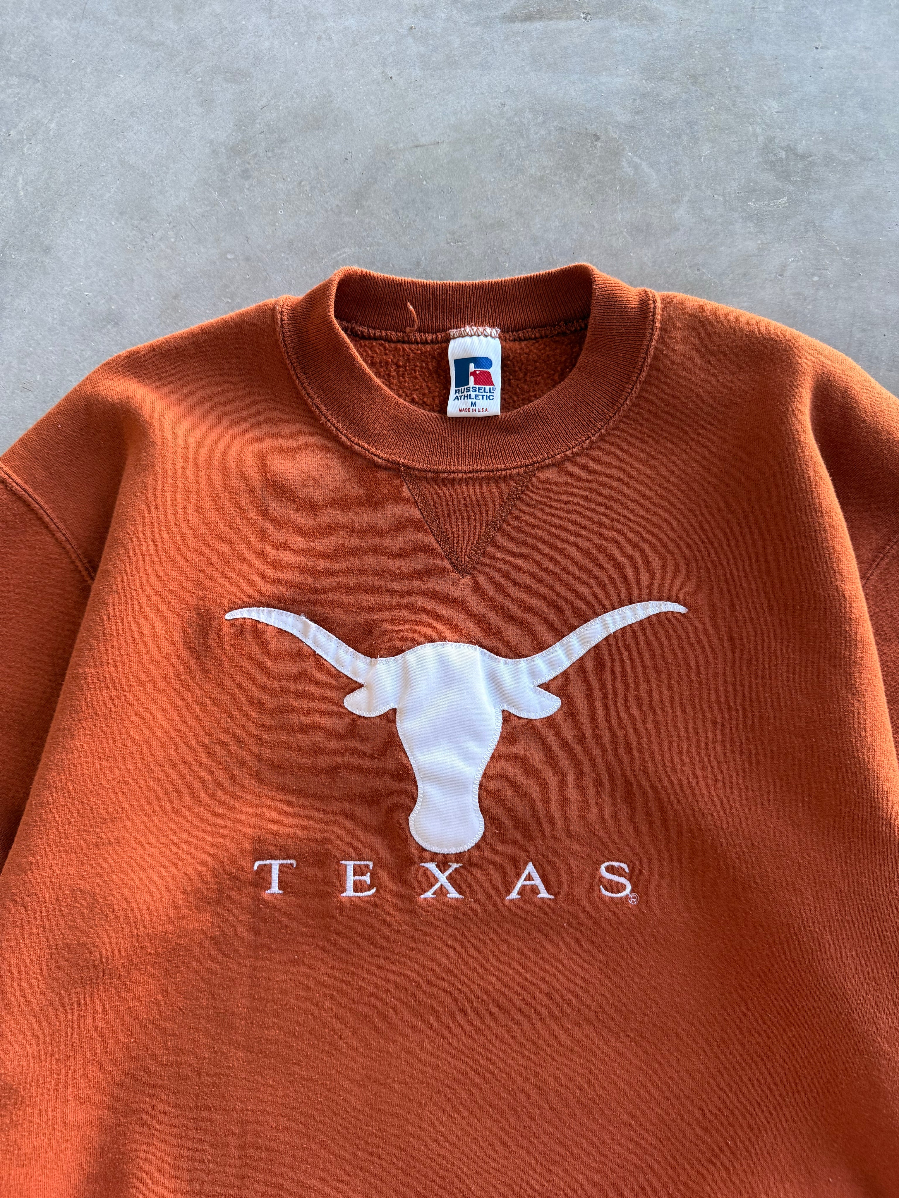 Vintage 1990s Texas Longhorns Russell Athletic Sweatshirt (M)