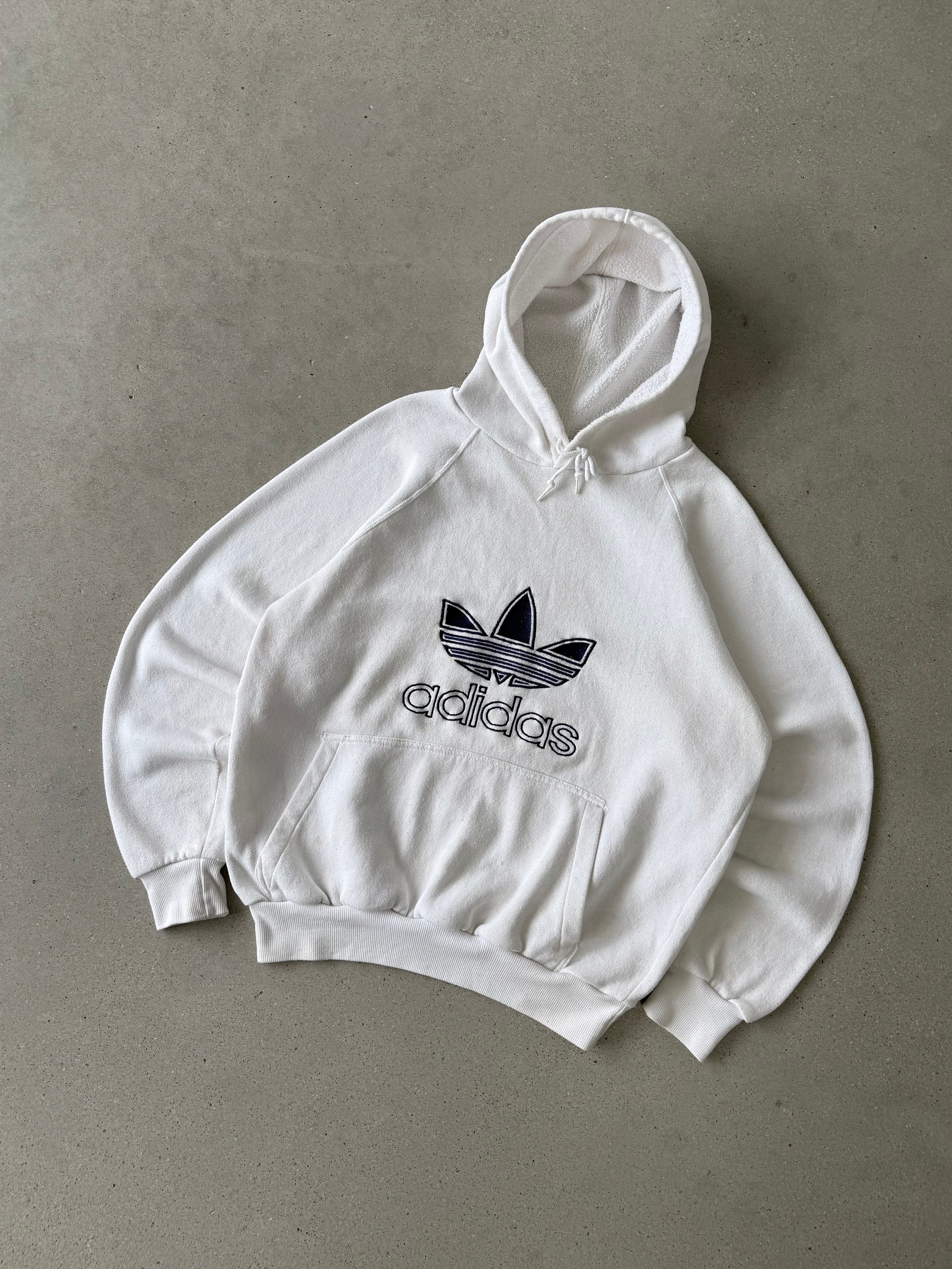 Vintage 80s Adidas Hoodie - L