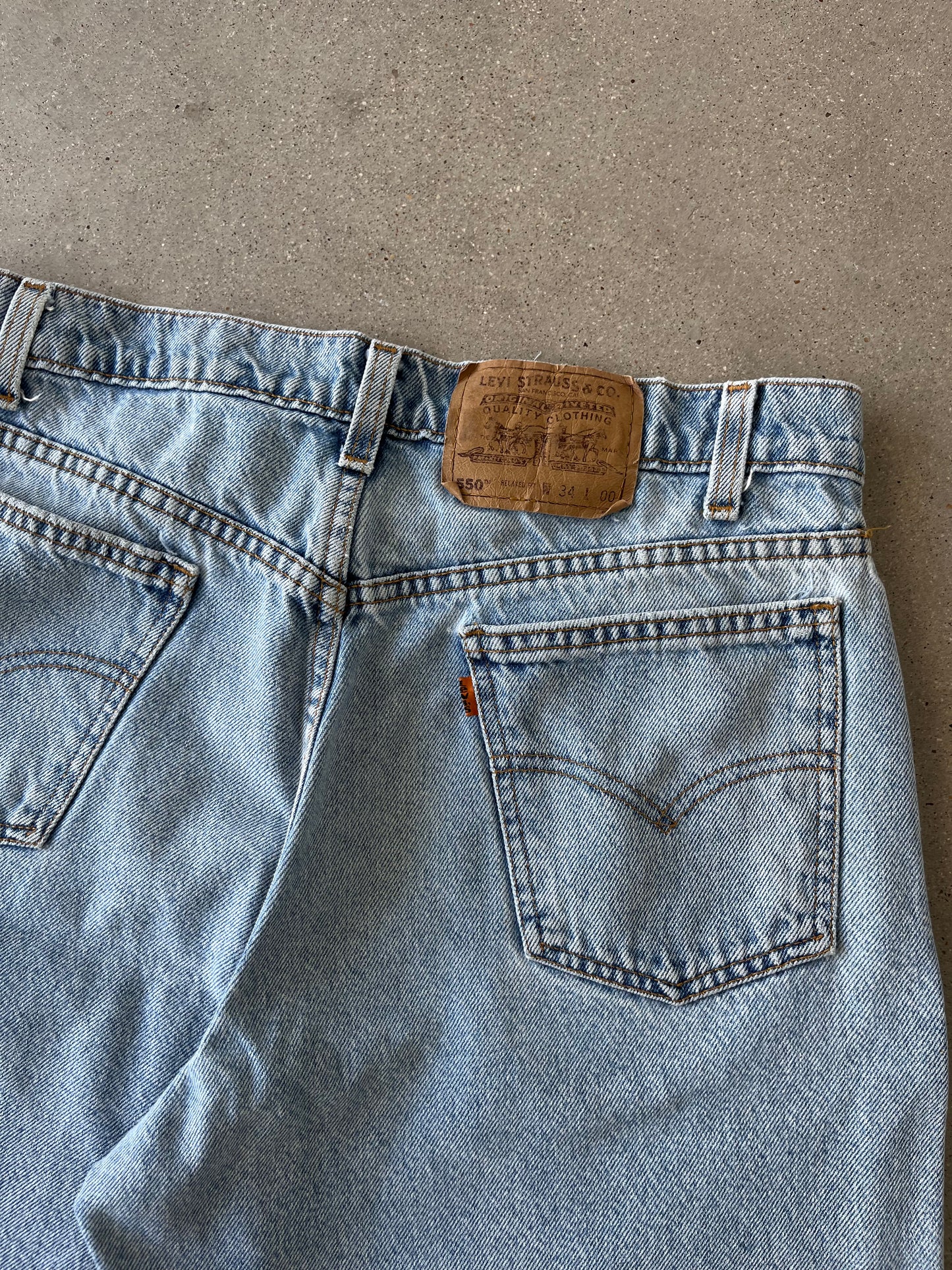 Vintage 550 Orange Tab Levi's Jorts - 32