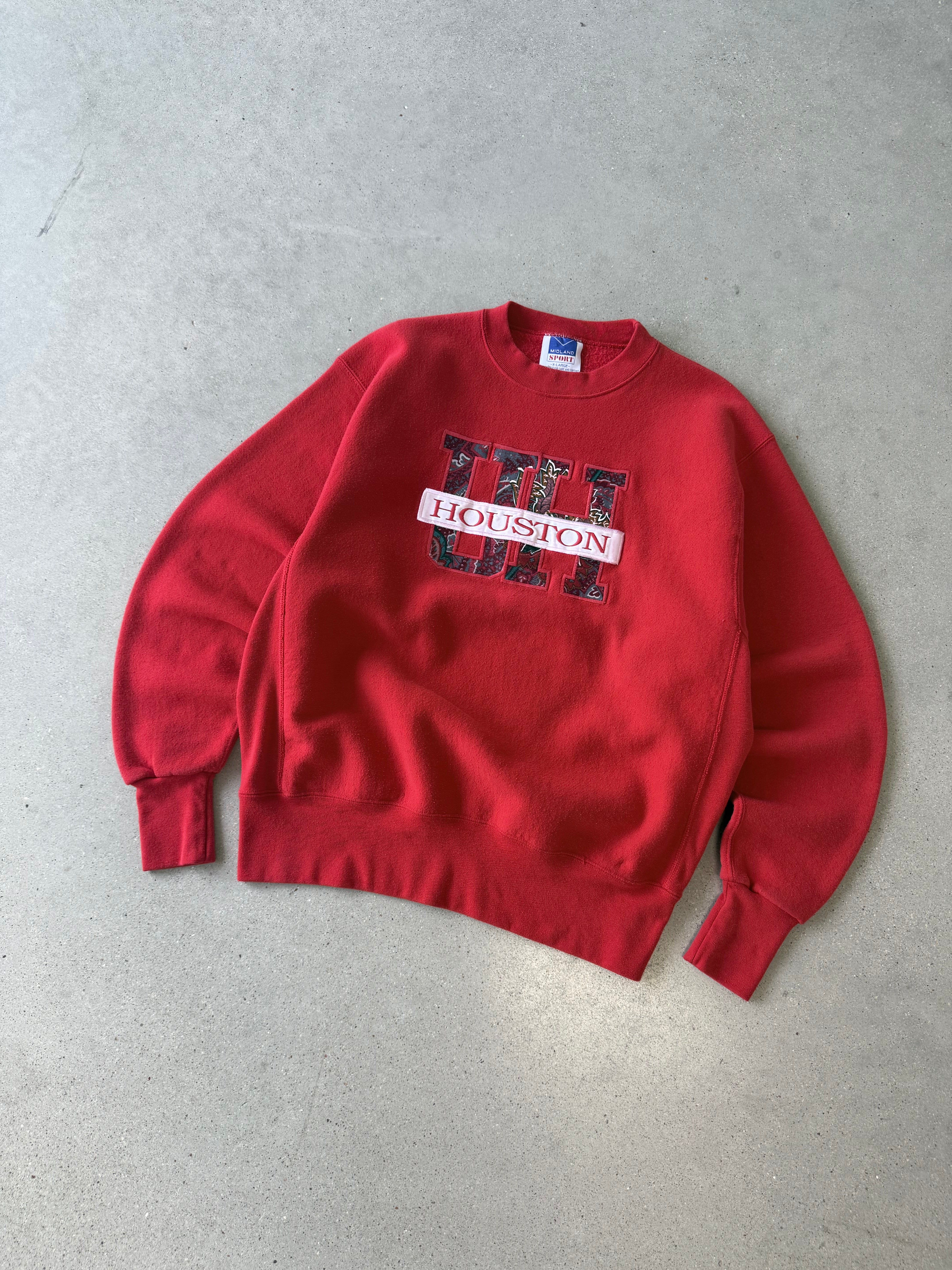 Vintage University of Houston Crewneck - XL