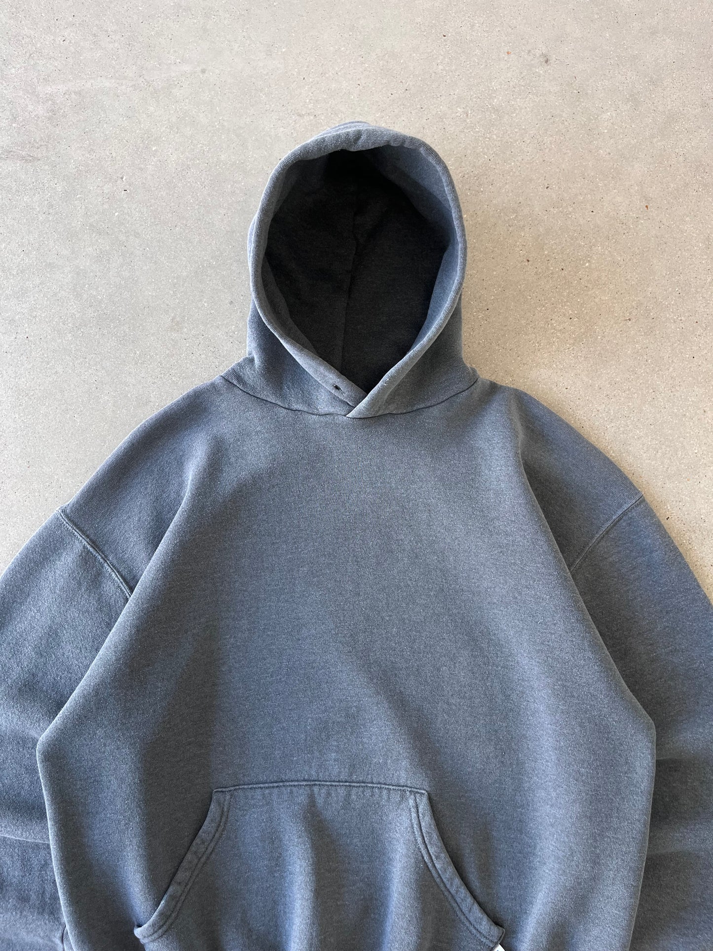 Vintage Charcoal Russell Athletic Hoodie - L