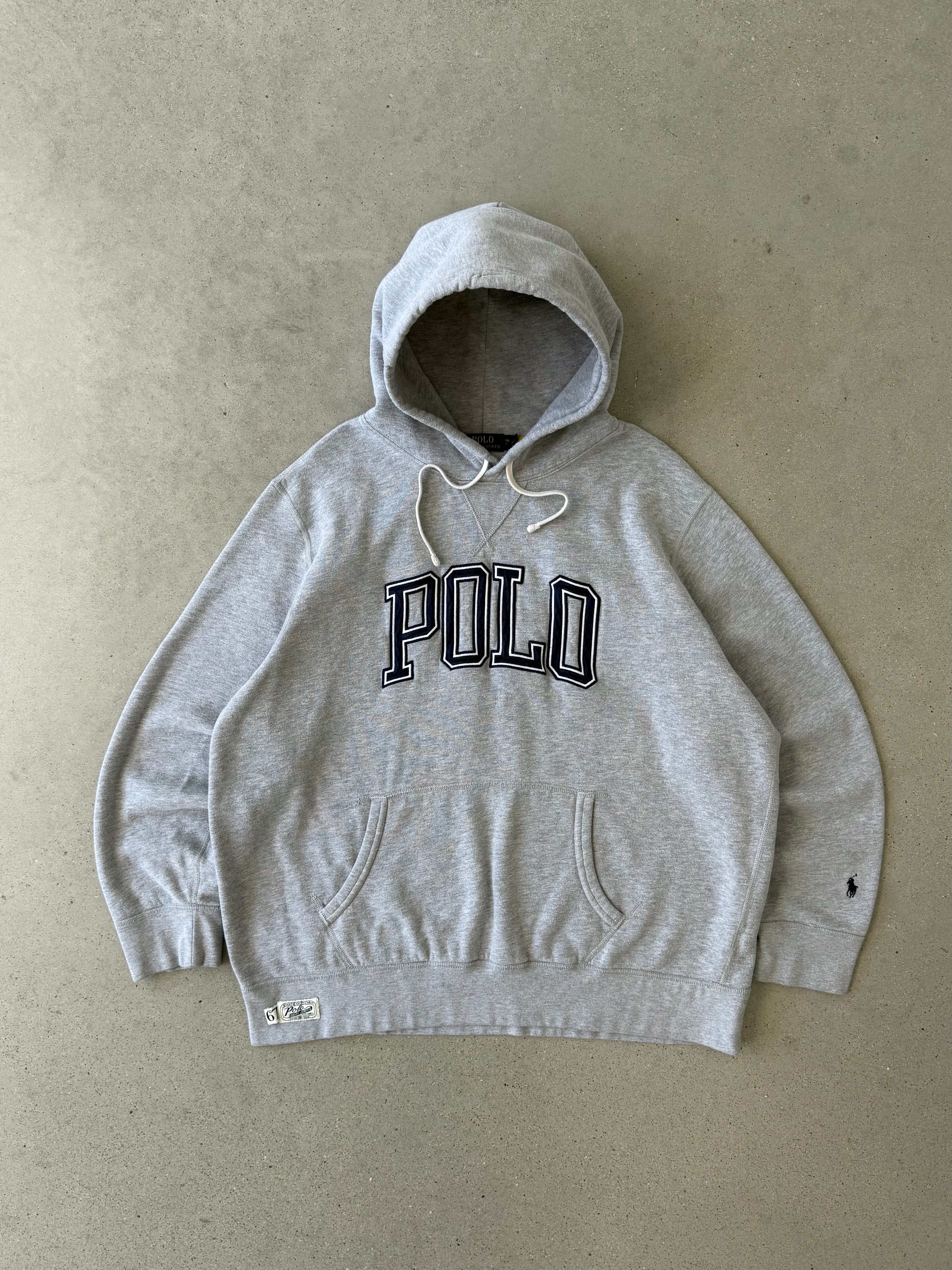 Vintage Polo Ralph Lauren Logo Hoodie - XXL