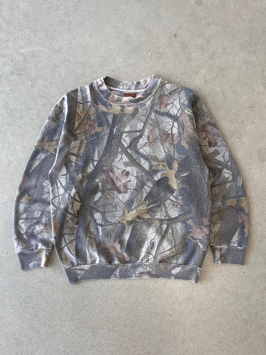 Vintage ACE Faded Realtree Crewneck - M