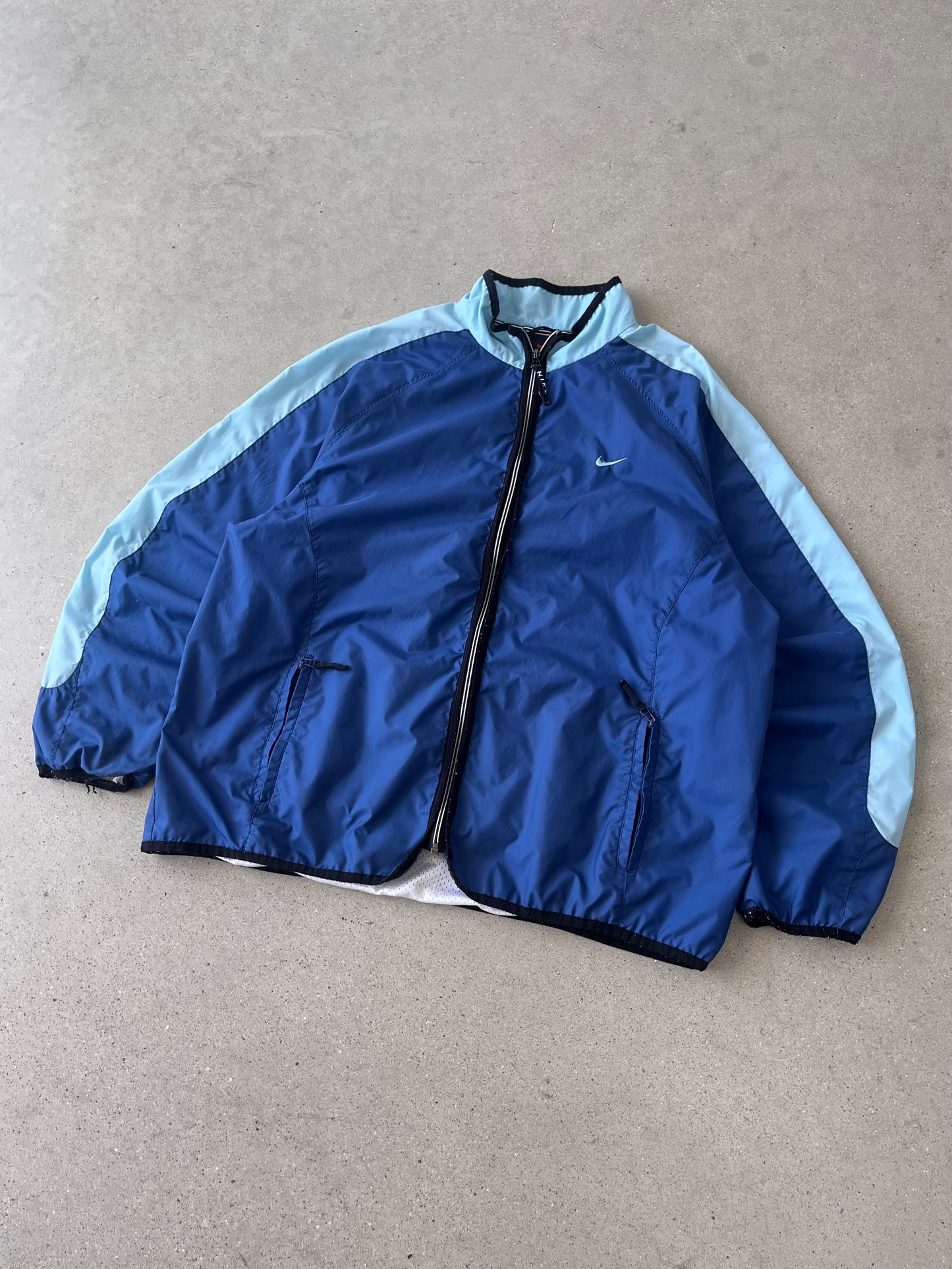 Vintage NIKE Spell-out Track Jacket - L